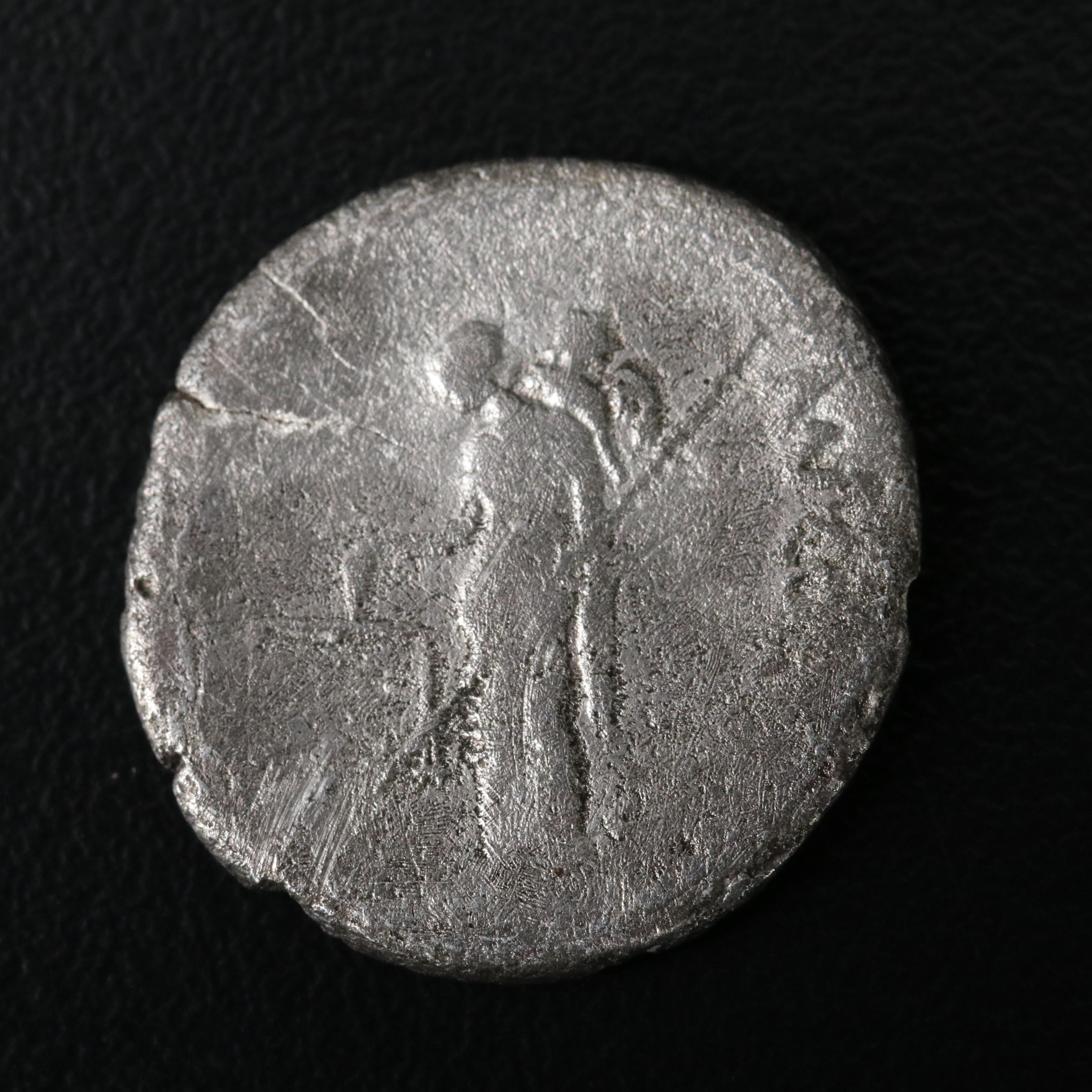 Ancient Roman Republic AR Denarius Coin of Mn. Cordius Rufus, ca. 46 B.C.