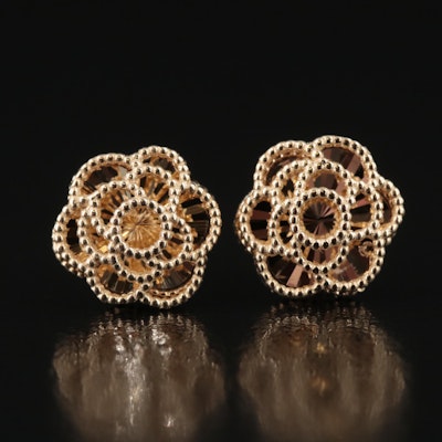 14K Flower Stud Earrings 14K Flower Stud Earrings