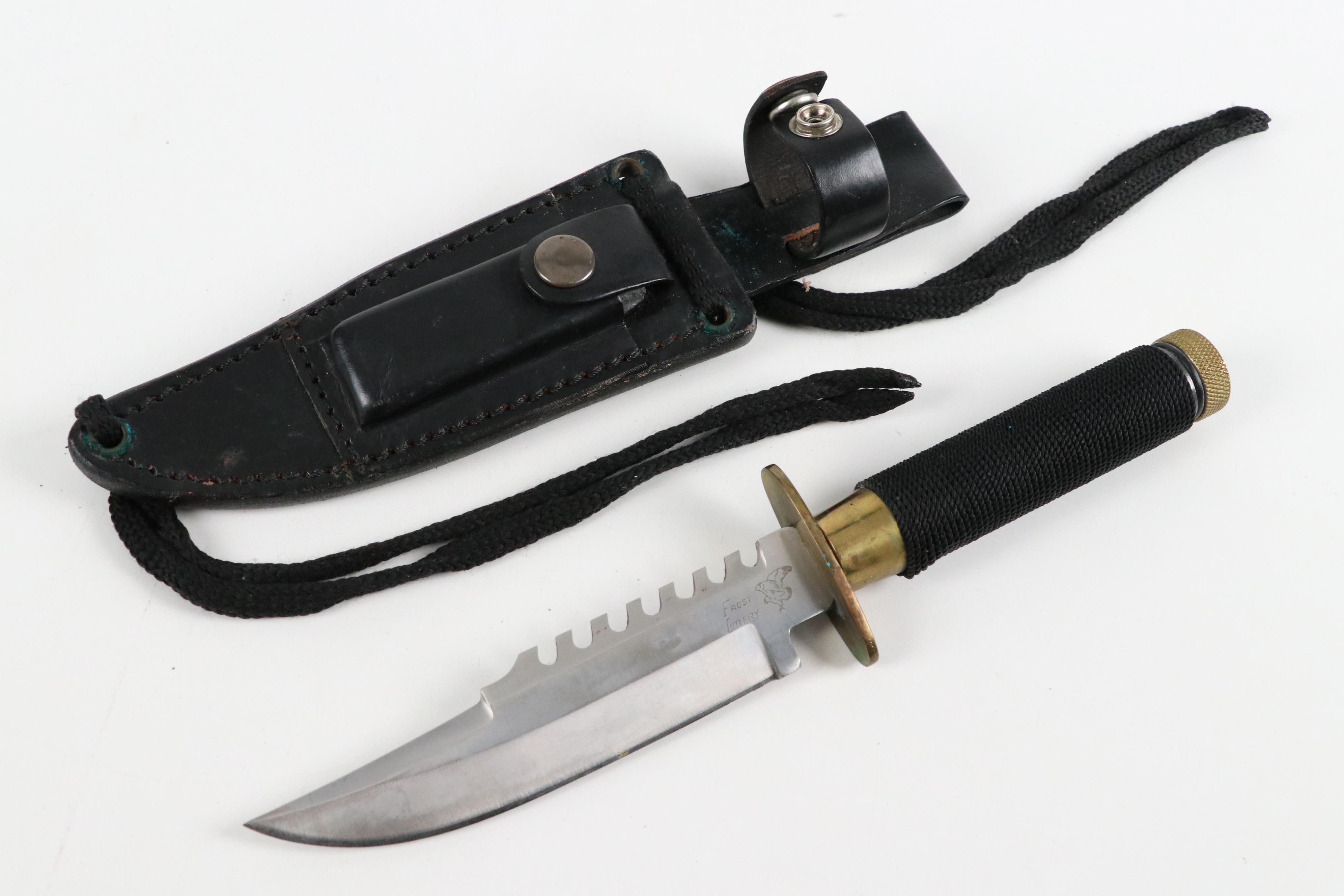 Frost Cutlery and Normark Knives with Tiered Hanging Fruit Basket