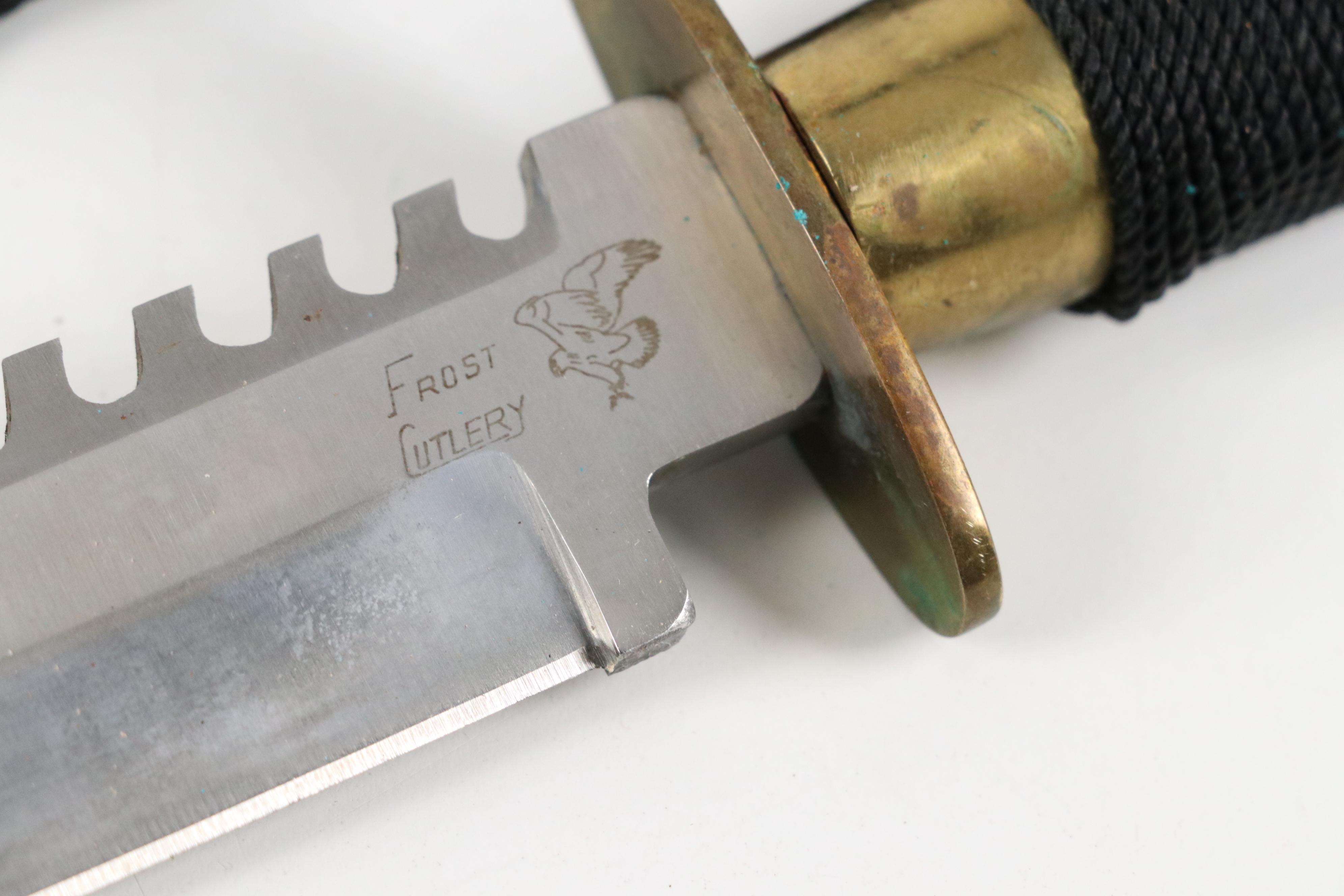 Frost Cutlery and Normark Knives with Tiered Hanging Fruit Basket