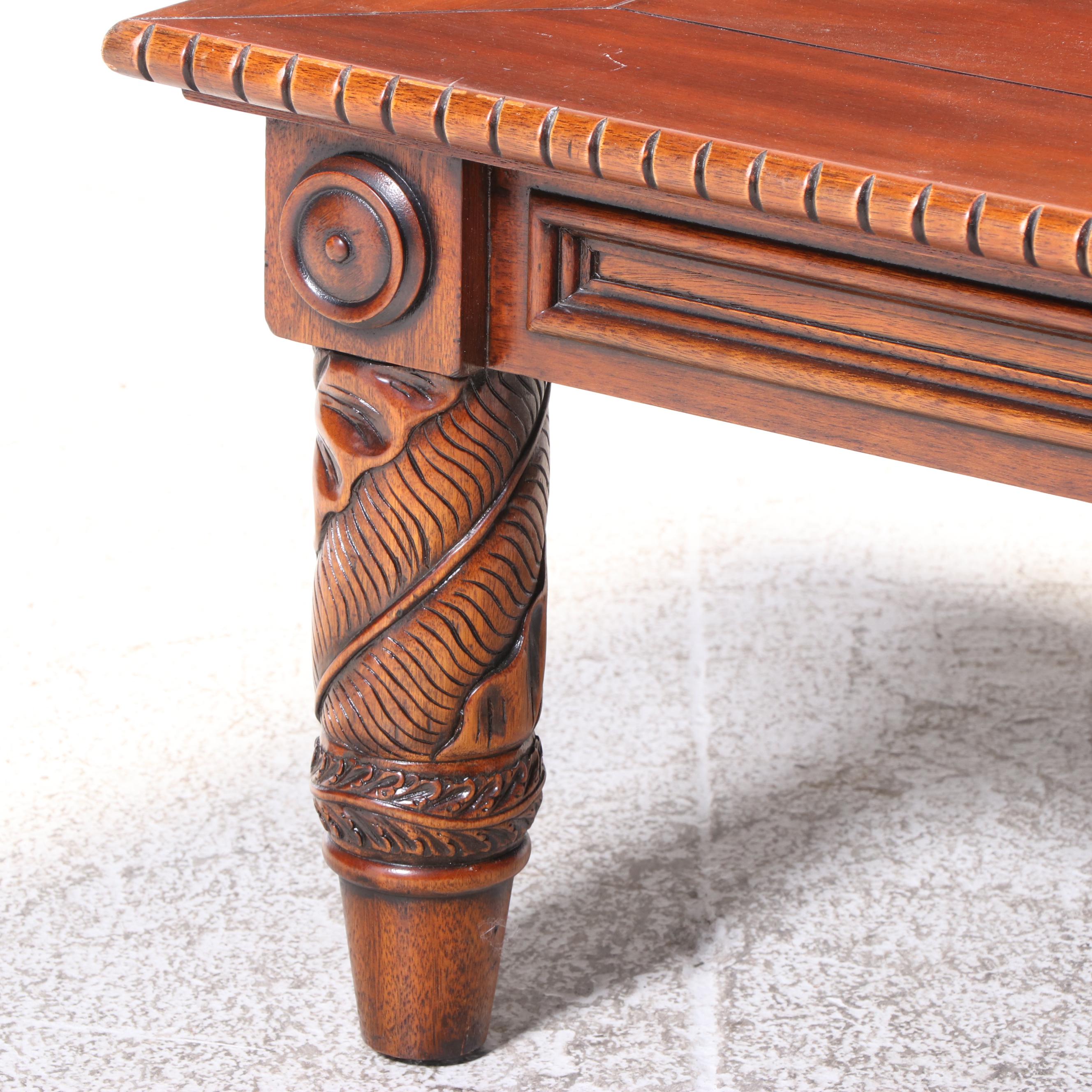 Ralph Lauren for Maitland-Smith Mahogany Classical Style Mahogany Coffee Table