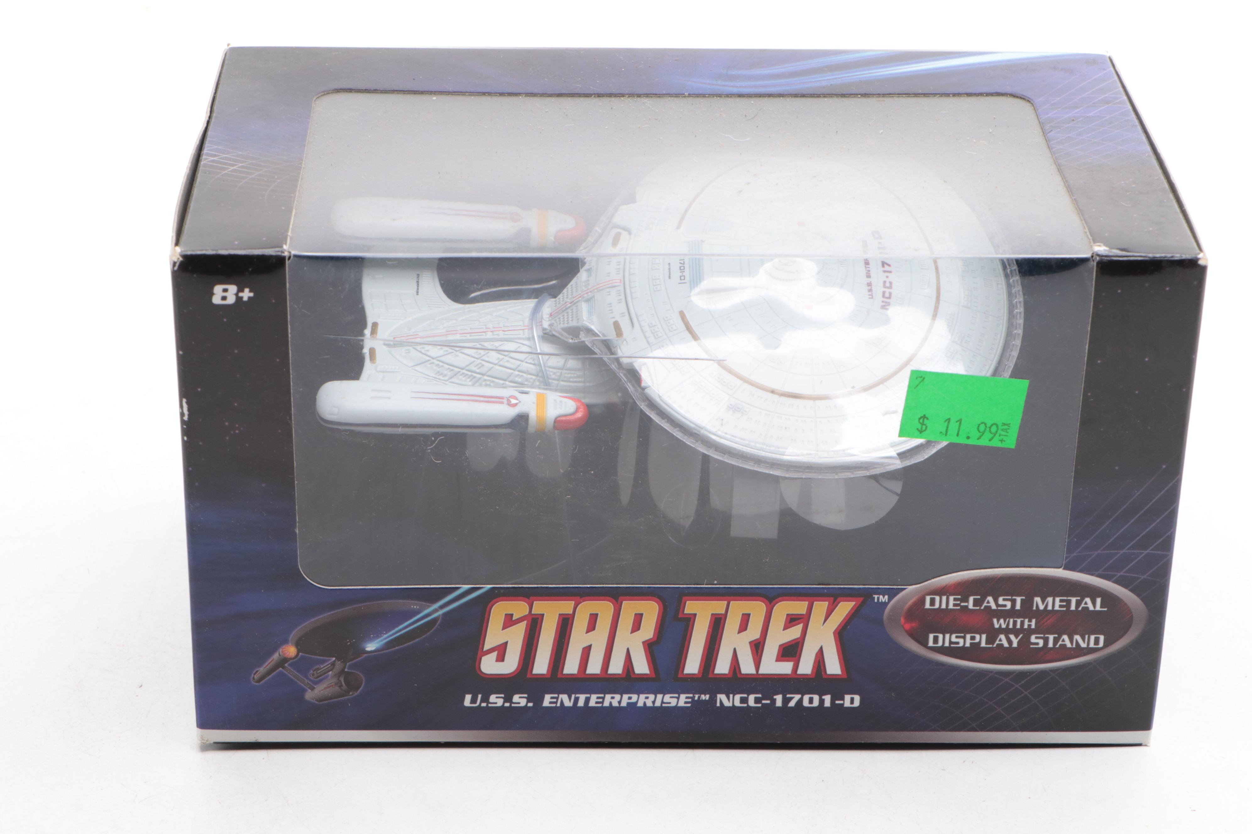 Star Trek: TNG Limited Edition PEZ Set with Diecast U.S.S. Enterprise Ship
