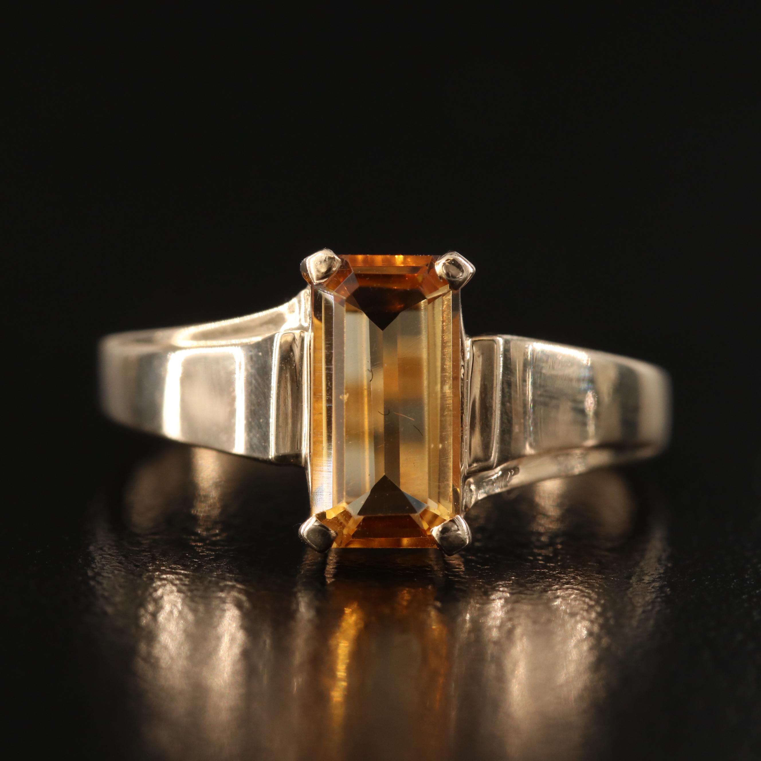 14K Citrine Ring