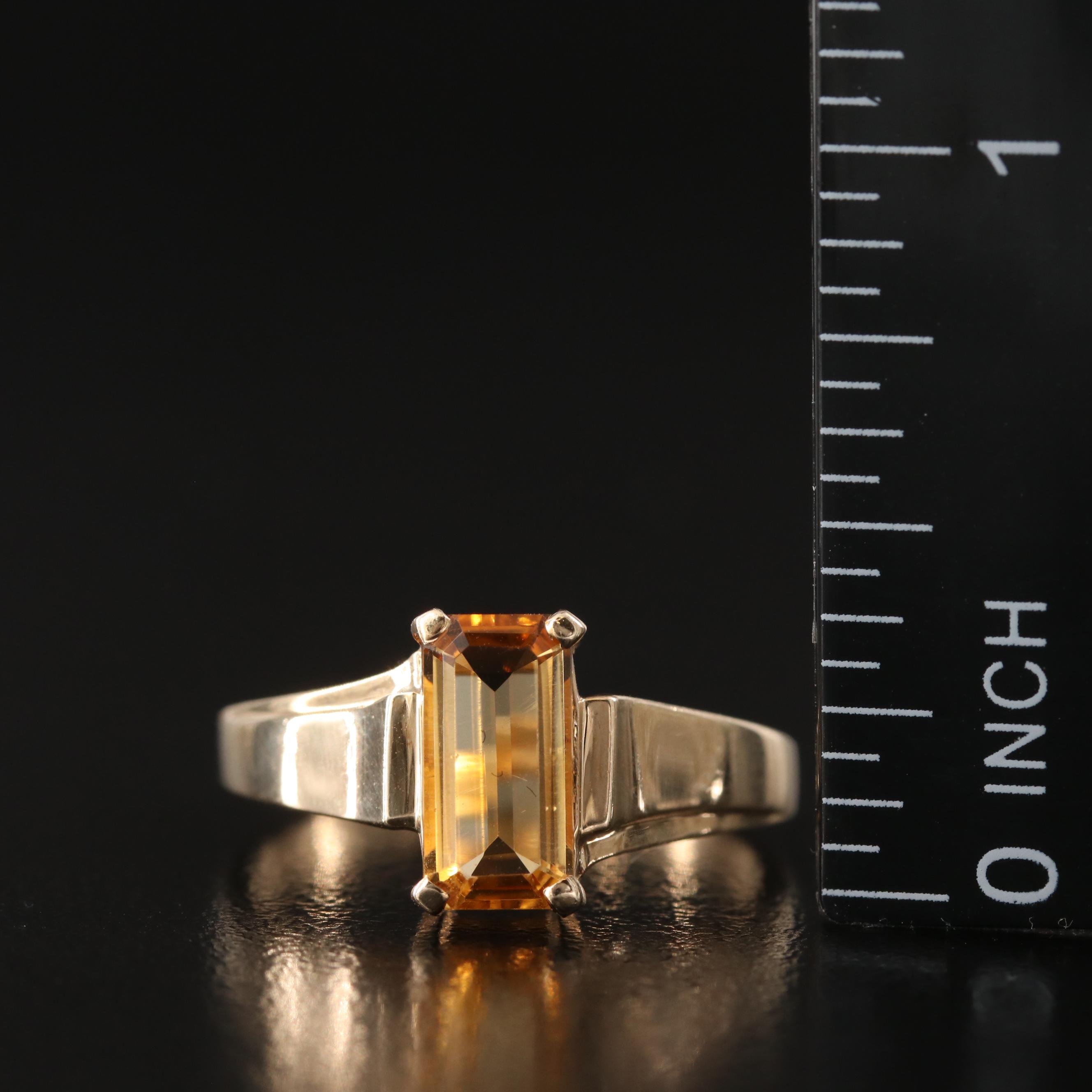 14K Citrine Ring
