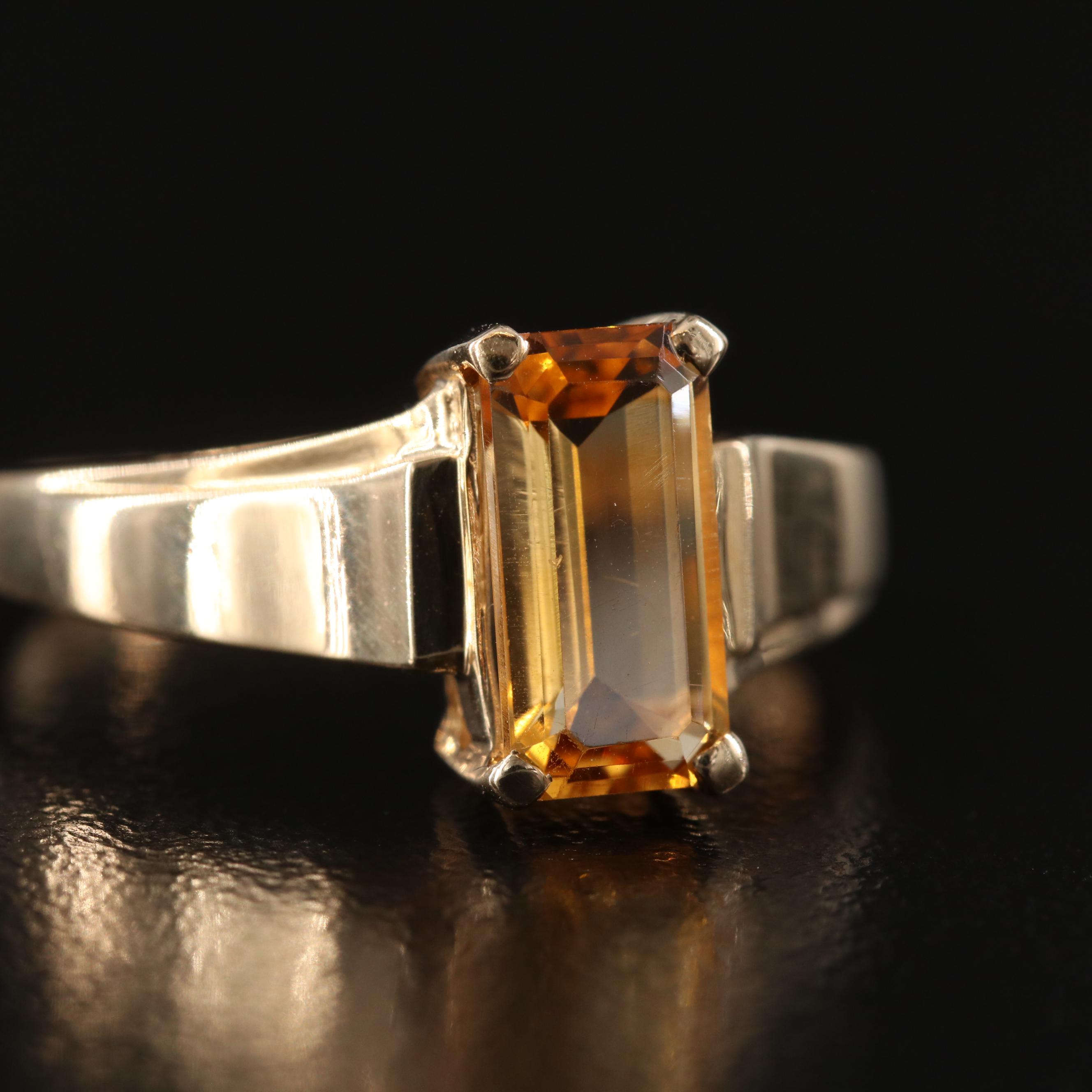 14K Citrine Ring