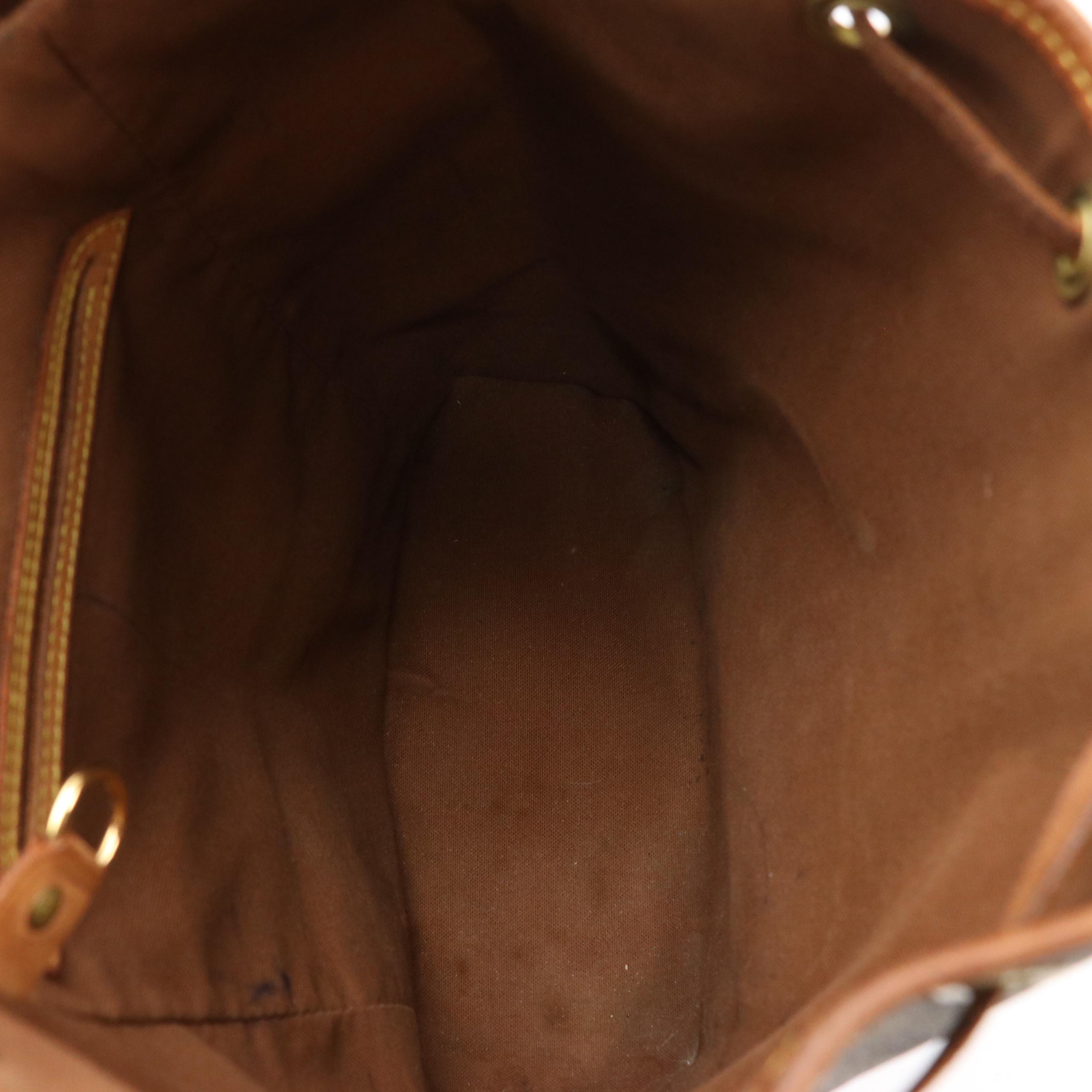 Louis Vuitton Montsouris PM Backpack Bag in Monogram Canvas and Leather