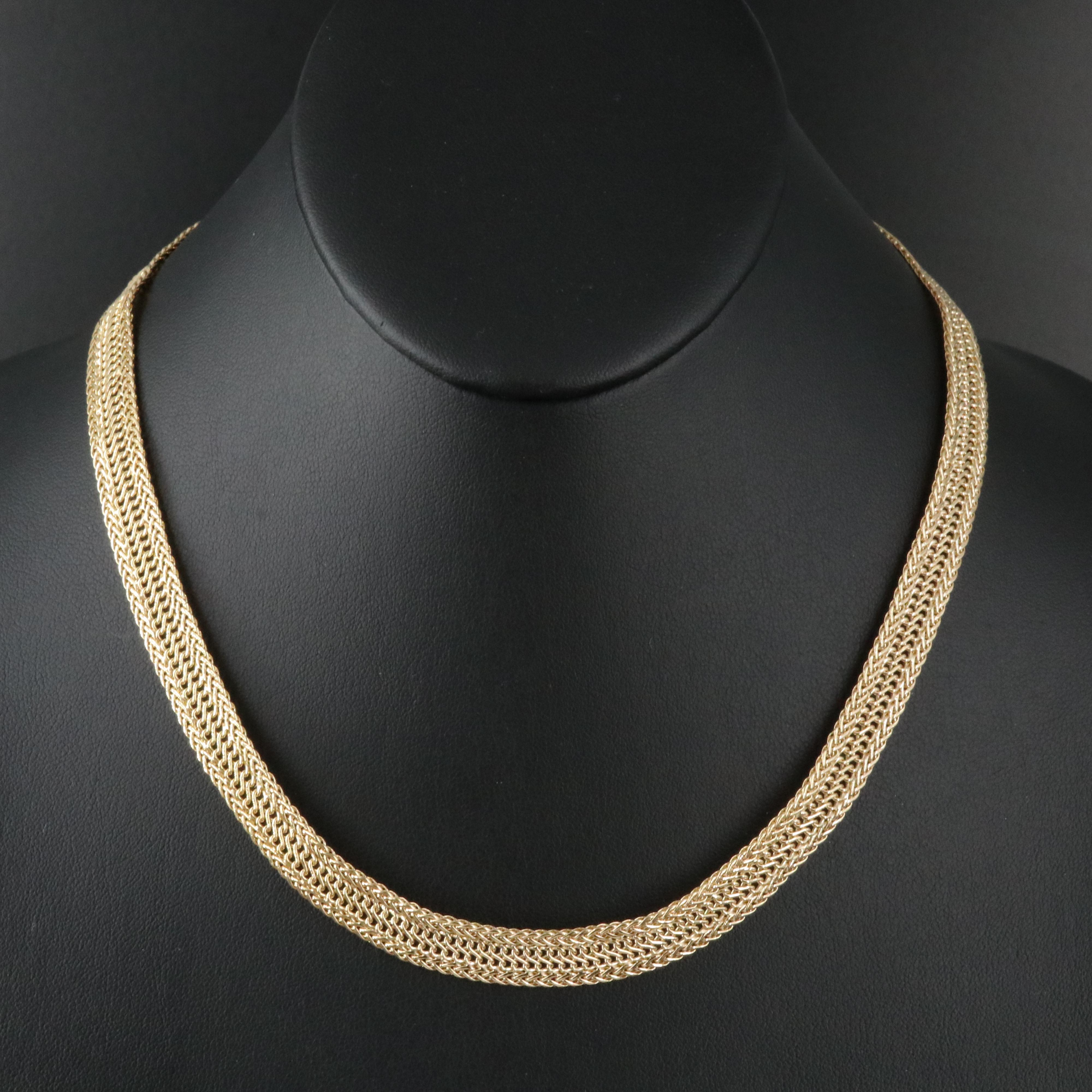 Italian 14K Mesh Necklace