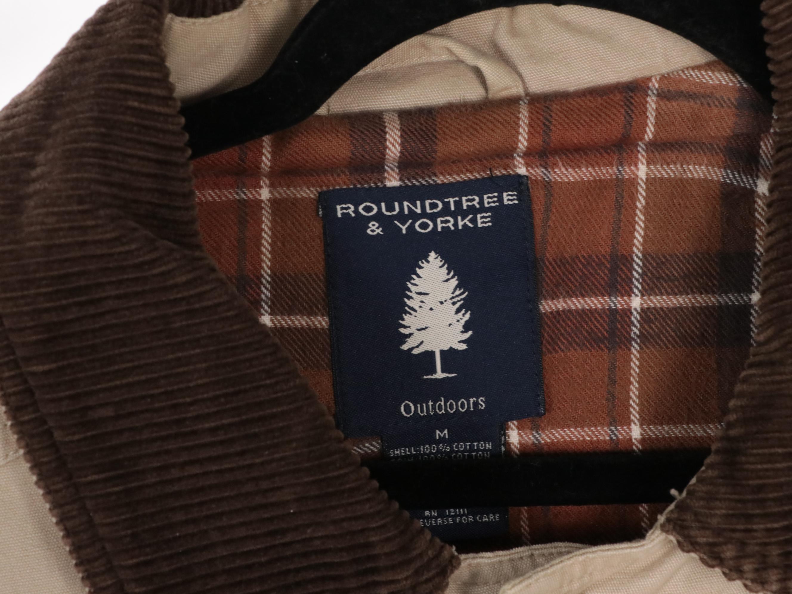 Men's Woolrich Raincoat, Roundtree & Yorke Barn Coat, St. John's Bay Zip Jacket