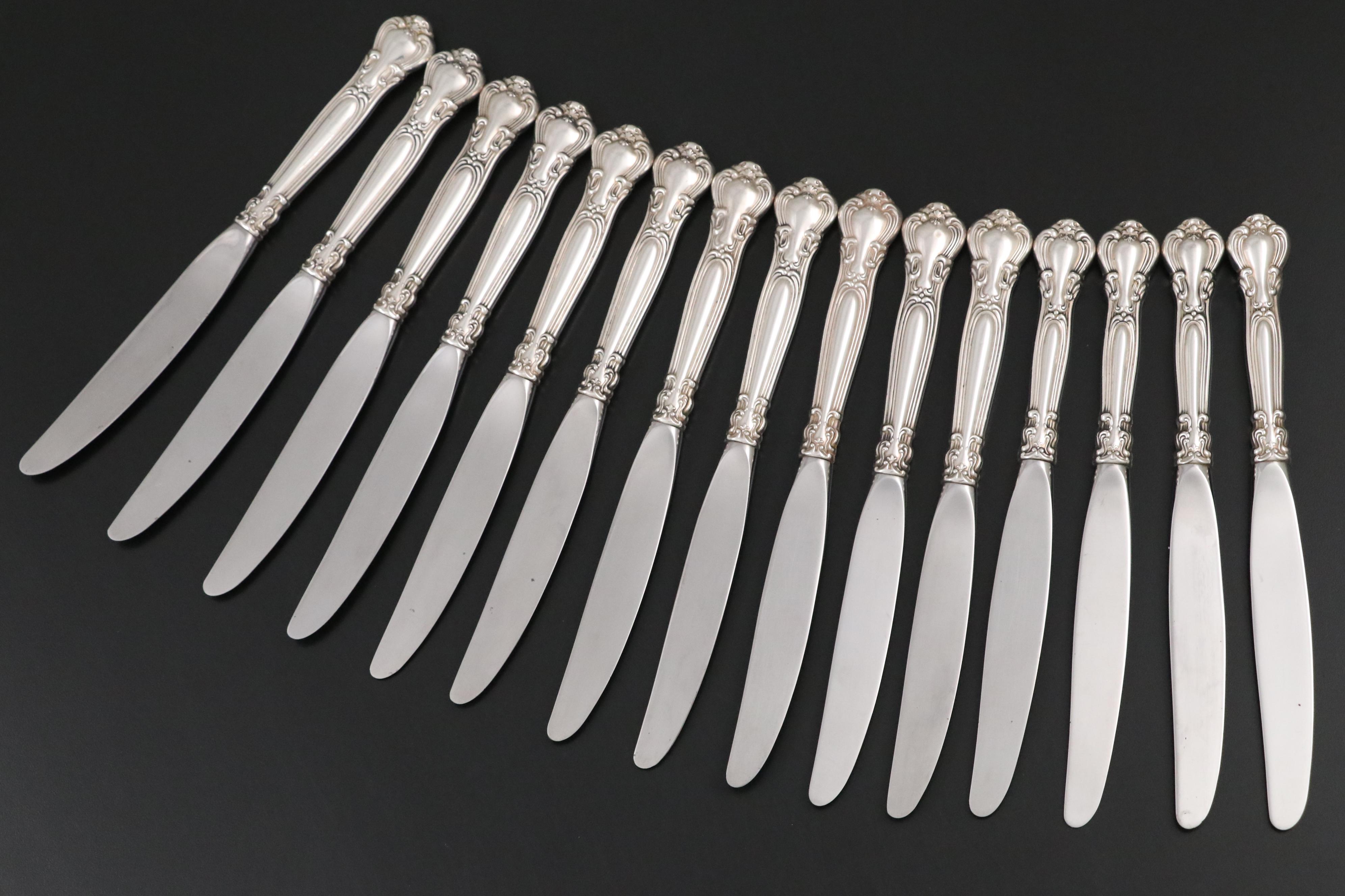 Gorham "Chantilly" Sterling Silver Handled Knives