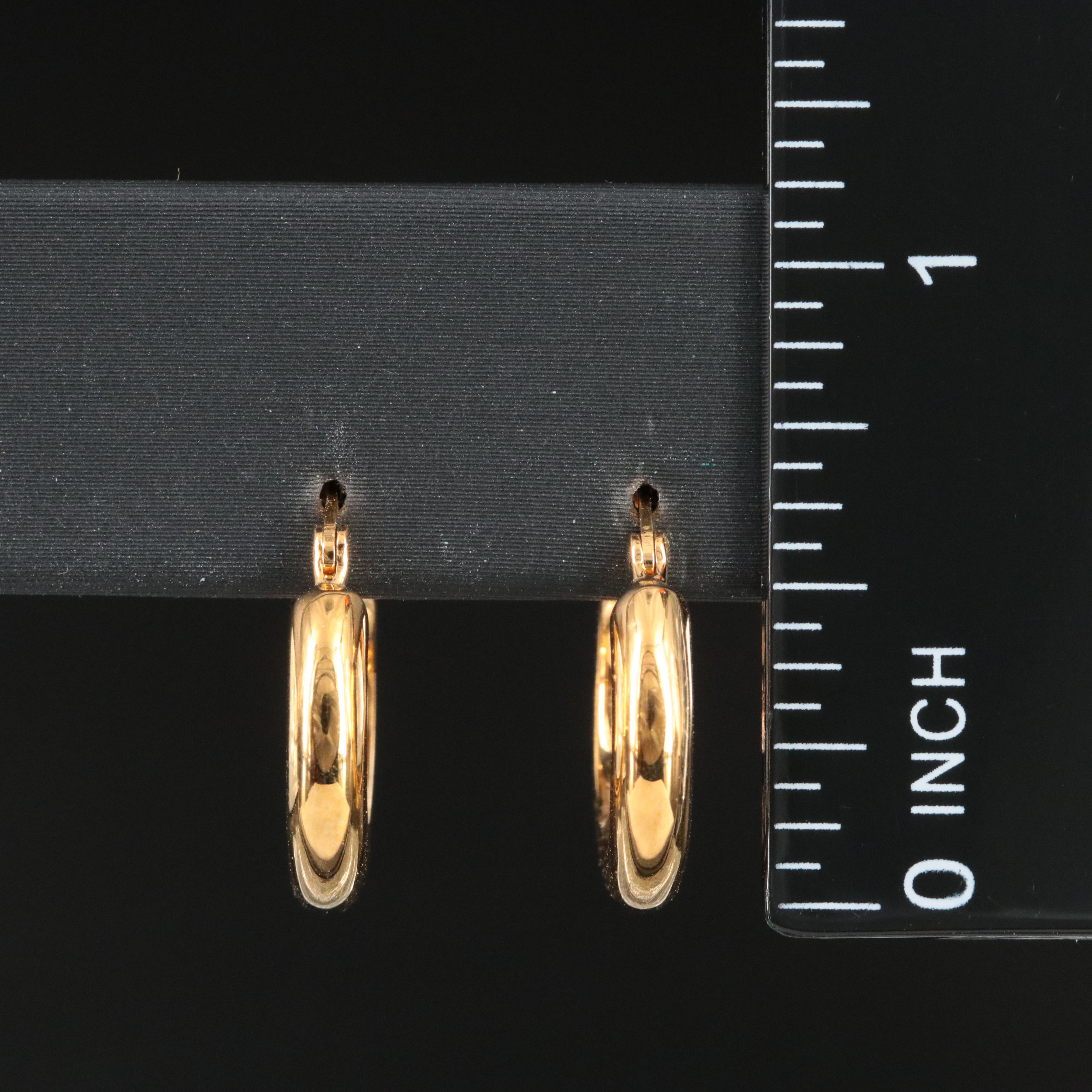 14K Hoop Earrings