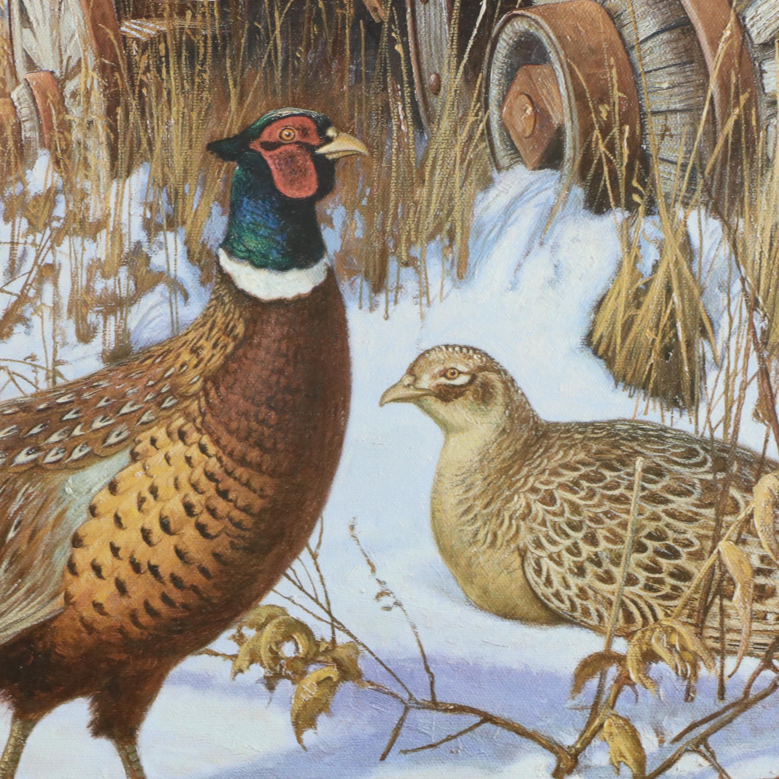 Hayden Lambson Offset Lithograph "A Brush With the Past"