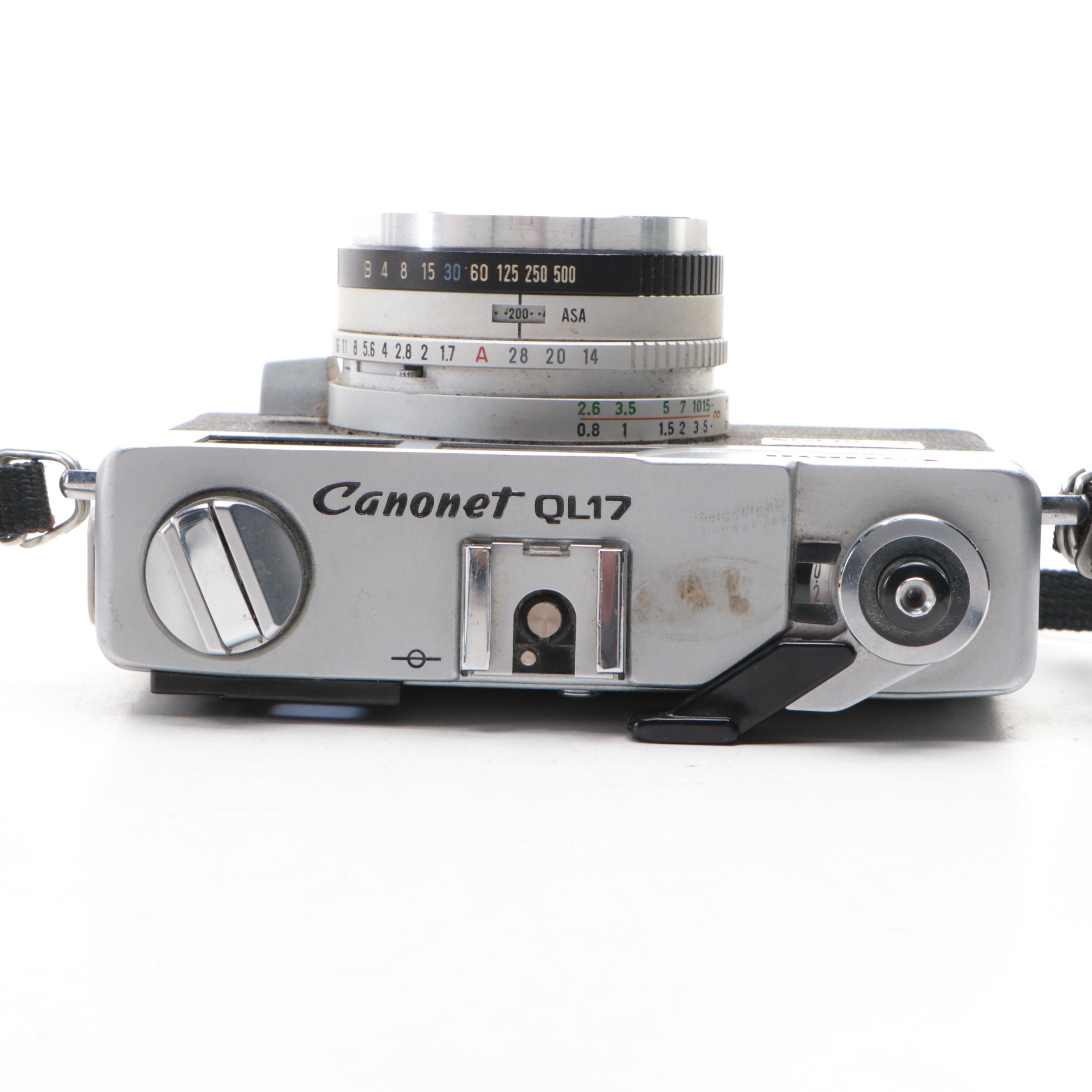 Canon Canonet G-III QL17 Rangefinder with 40mm f/1.7 Lens