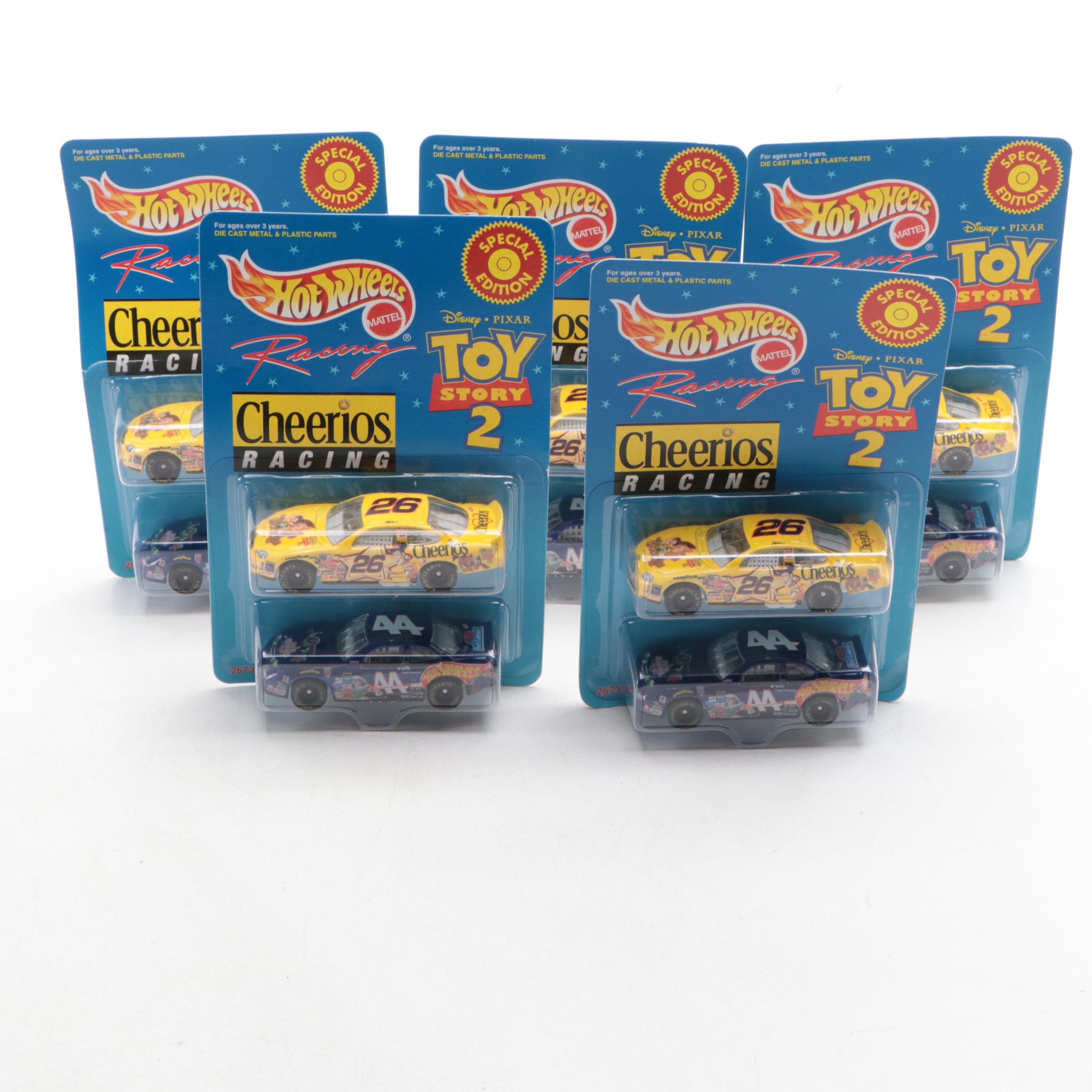 Hot Wheels Cheerios Racing "Toy Story 2" Diecast Toy Cars