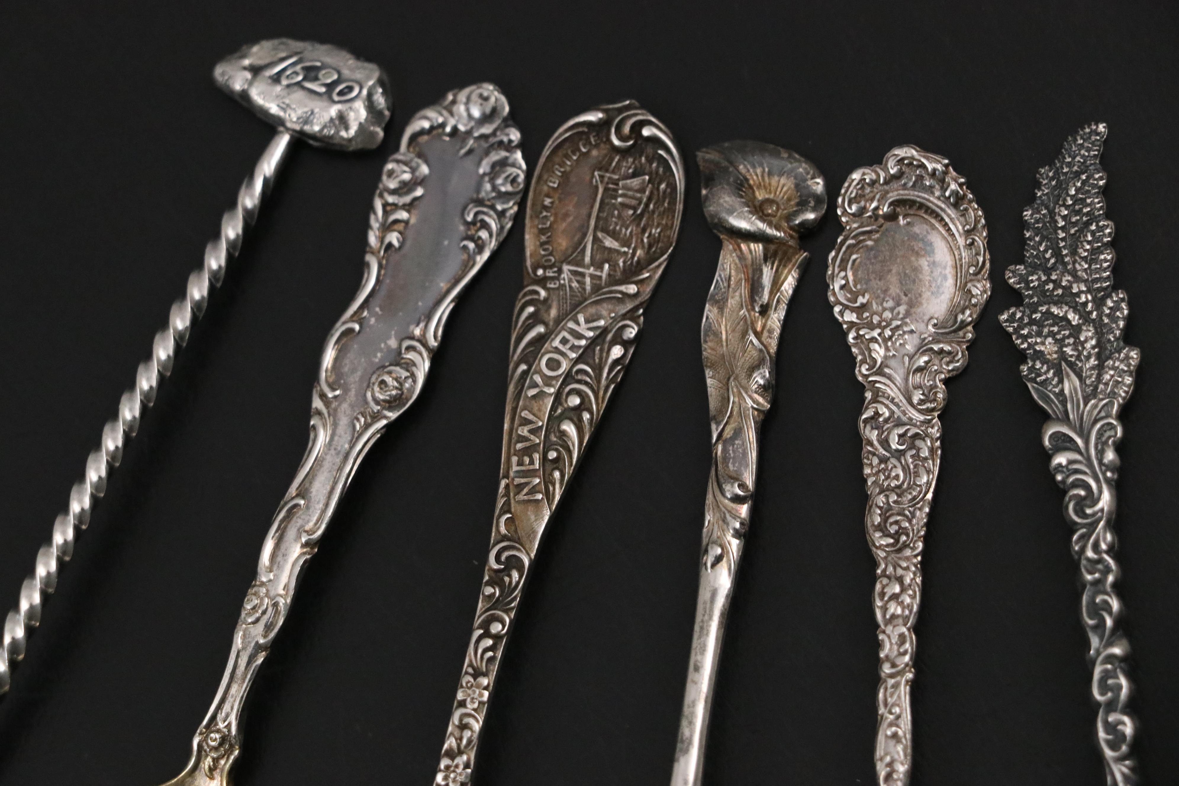 Frank M. Whiting "Chicago's Worlds Fair" with More Silver Souvenir Spoons