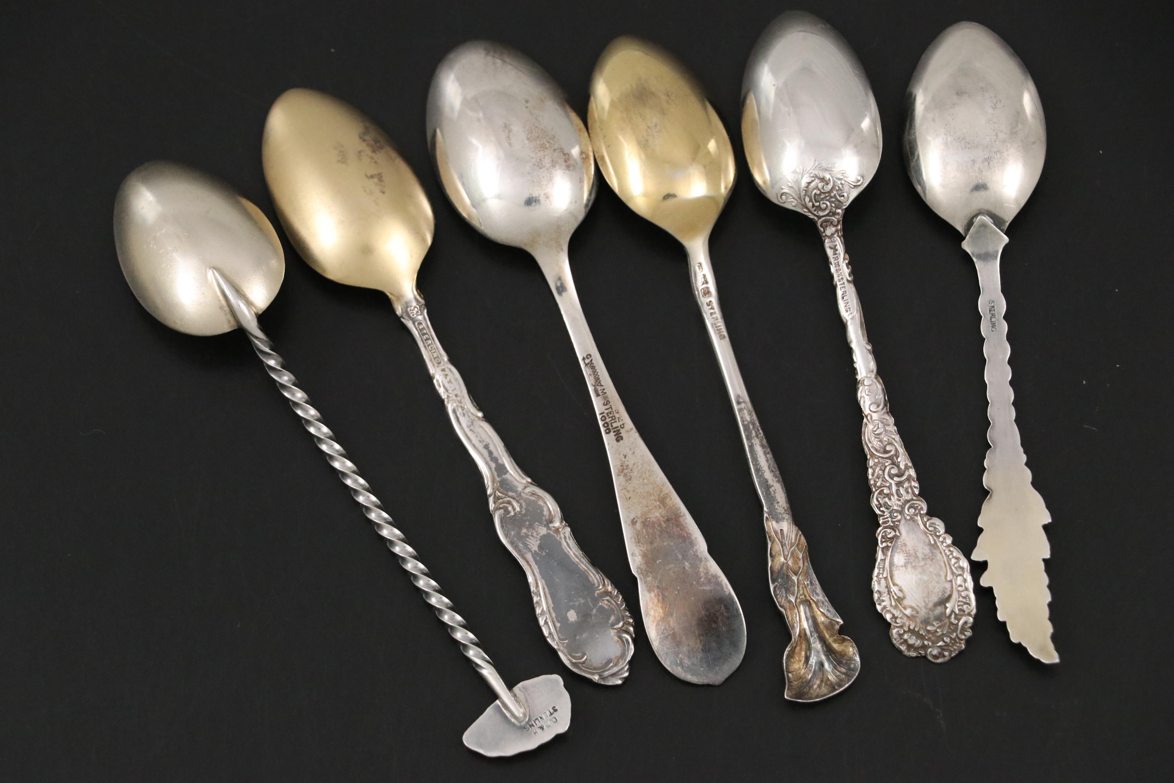 Frank M. Whiting "Chicago's Worlds Fair" with More Silver Souvenir Spoons