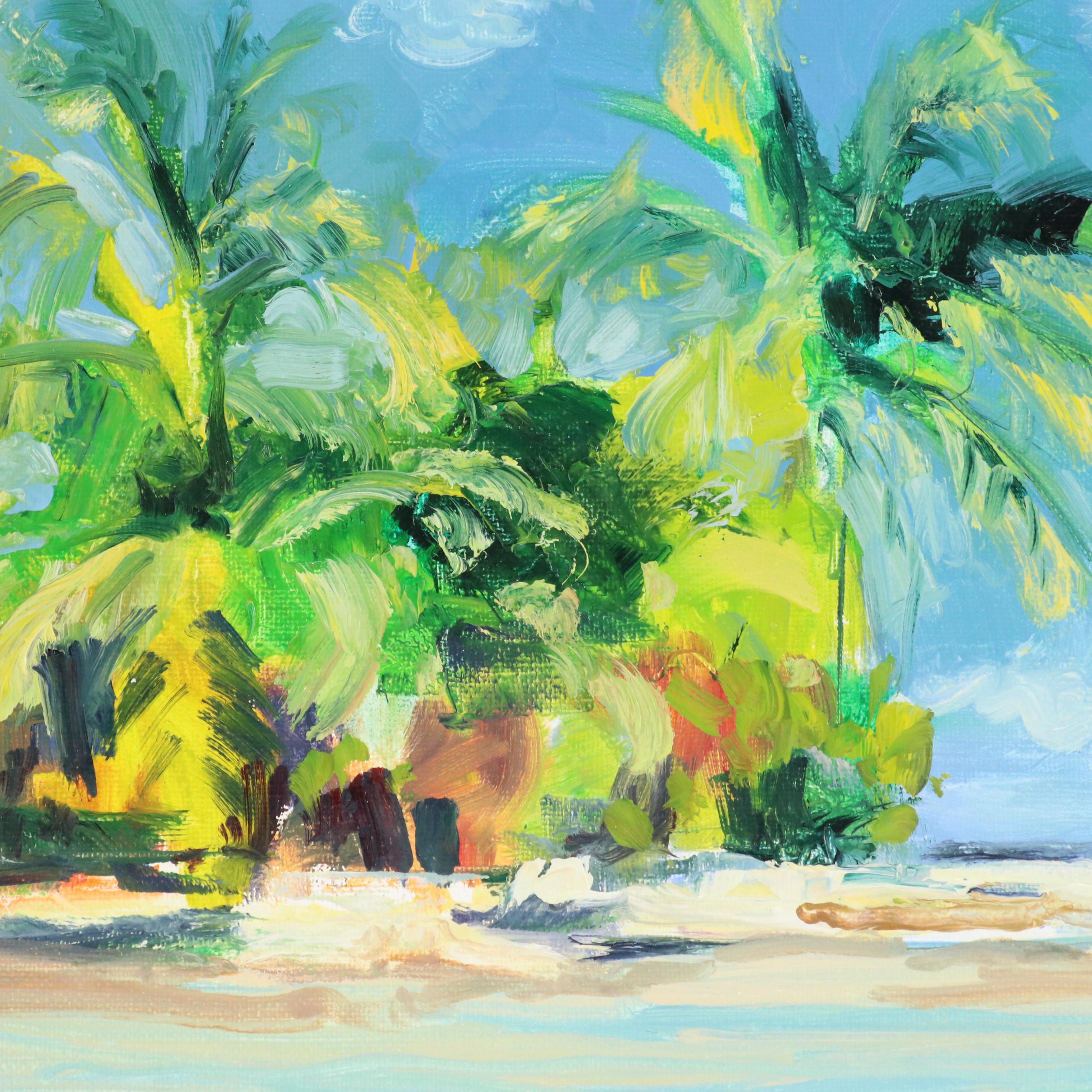 José M. Lima Coastal Landscape Oil Painting, 2024