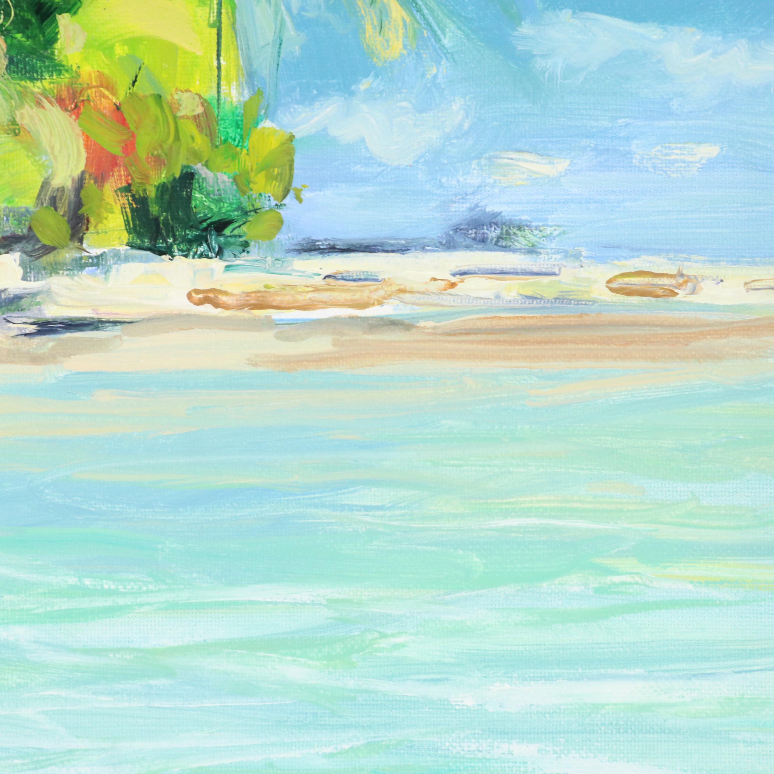 José M. Lima Coastal Landscape Oil Painting, 2024