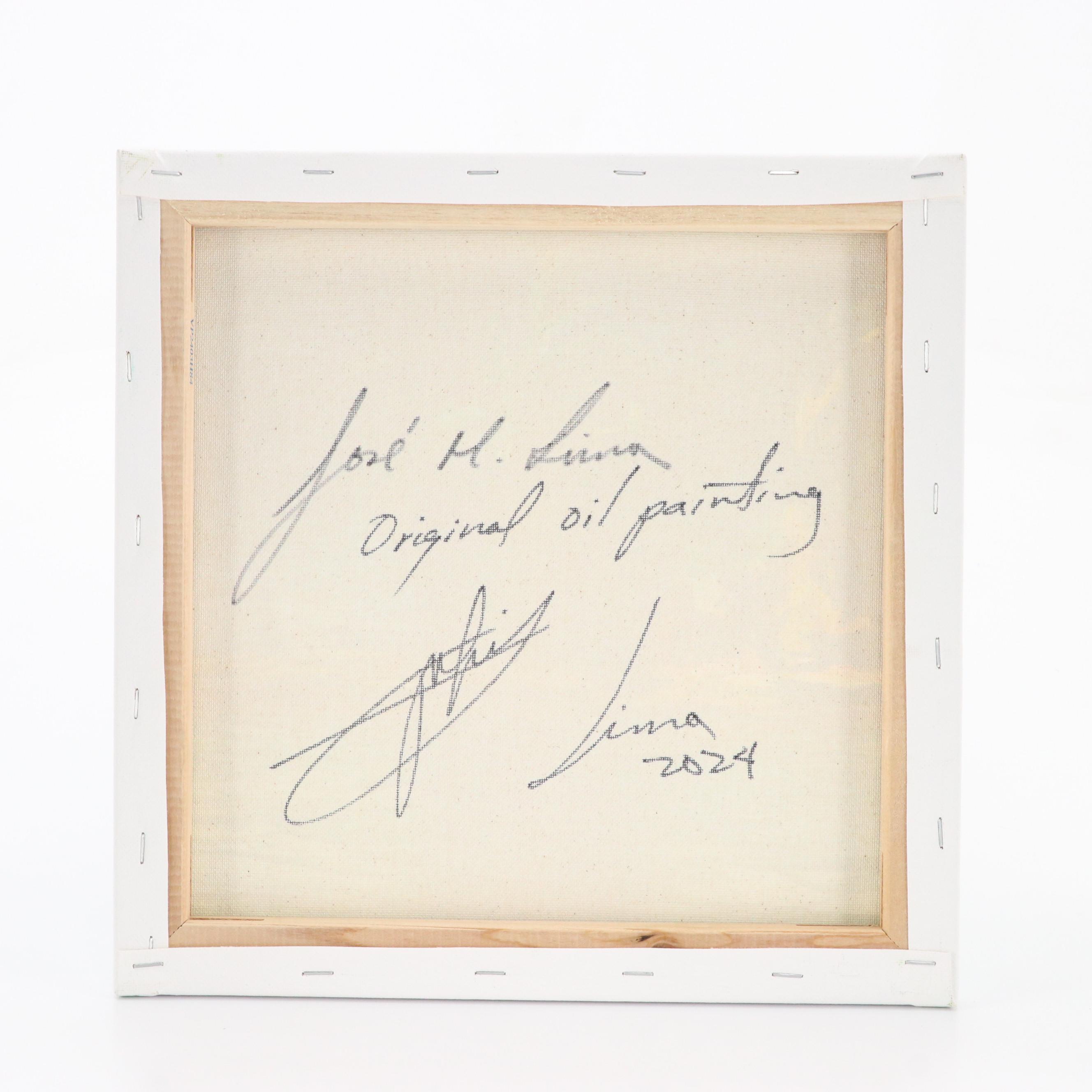 José M. Lima Coastal Landscape Oil Painting, 2024