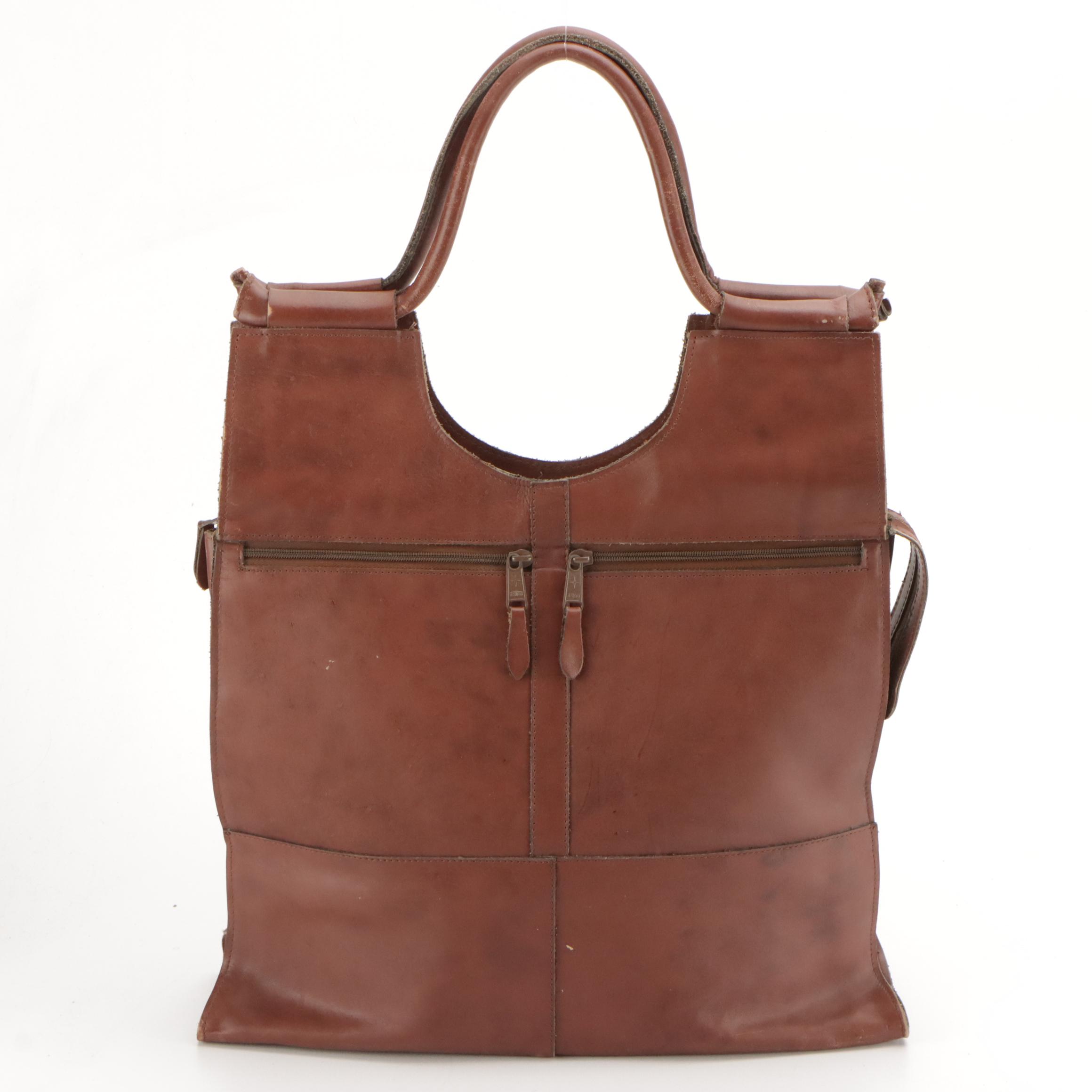 Vintage Carpet Top Handle Bag with Leather Clutches, Tote Bag and Sling Bag