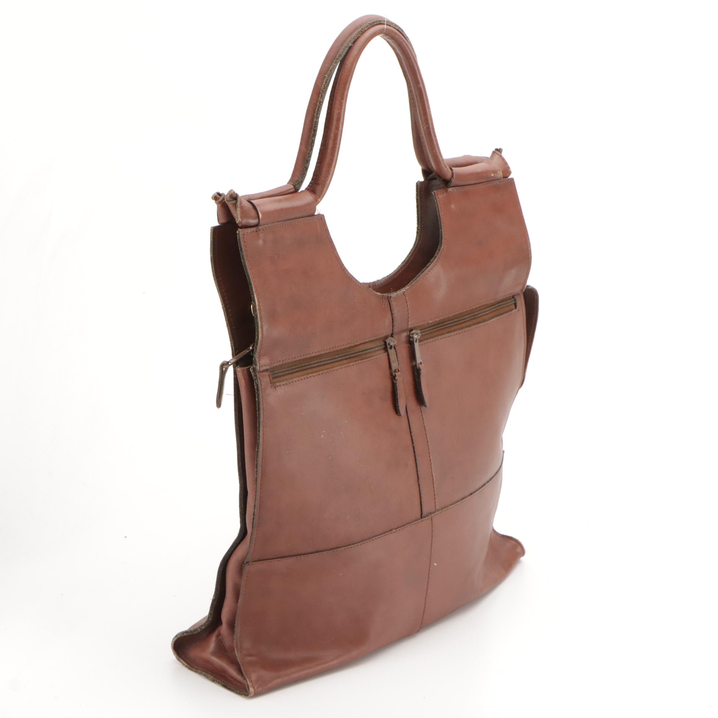 Vintage Carpet Top Handle Bag with Leather Clutches, Tote Bag and Sling Bag