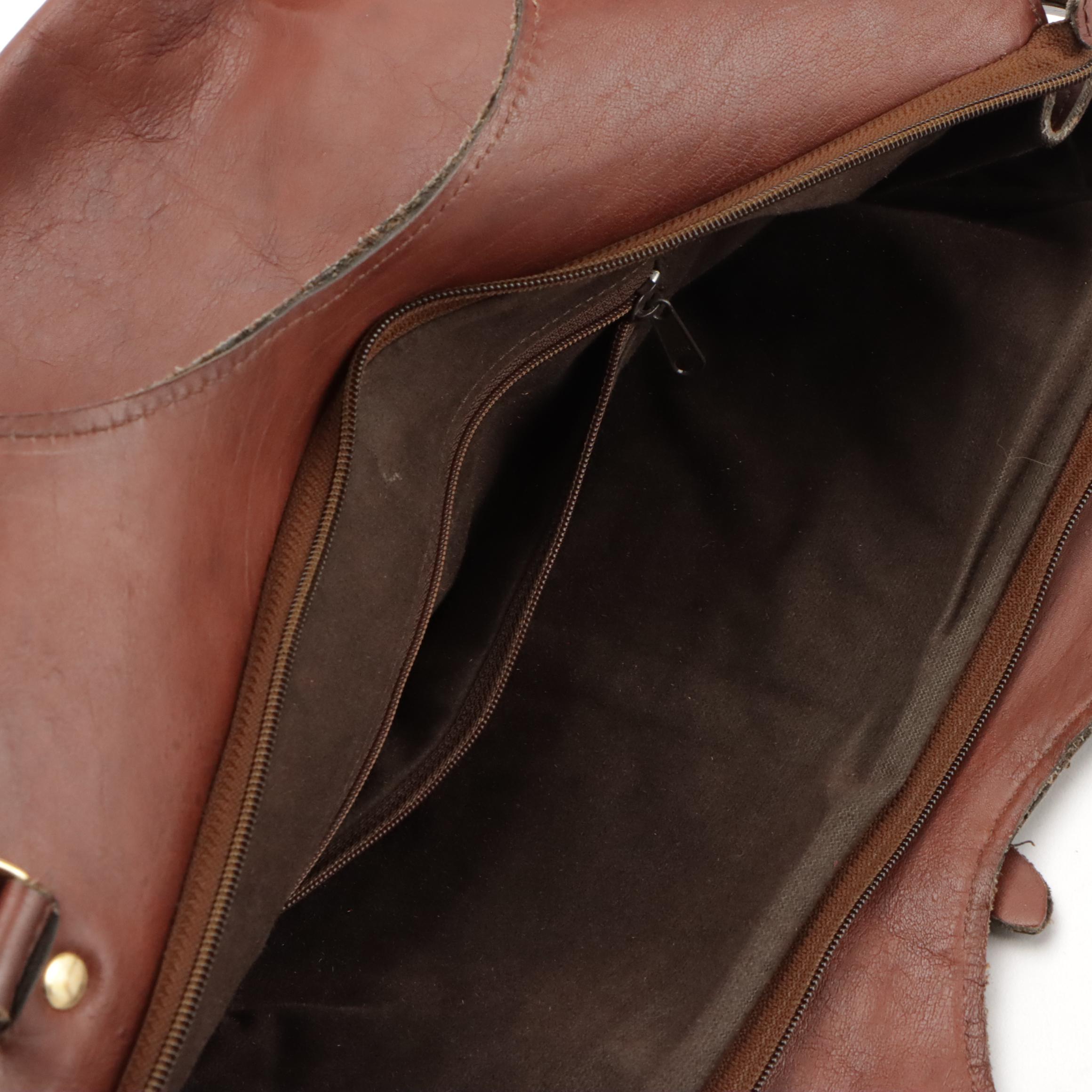 Vintage Carpet Top Handle Bag with Leather Clutches, Tote Bag and Sling Bag