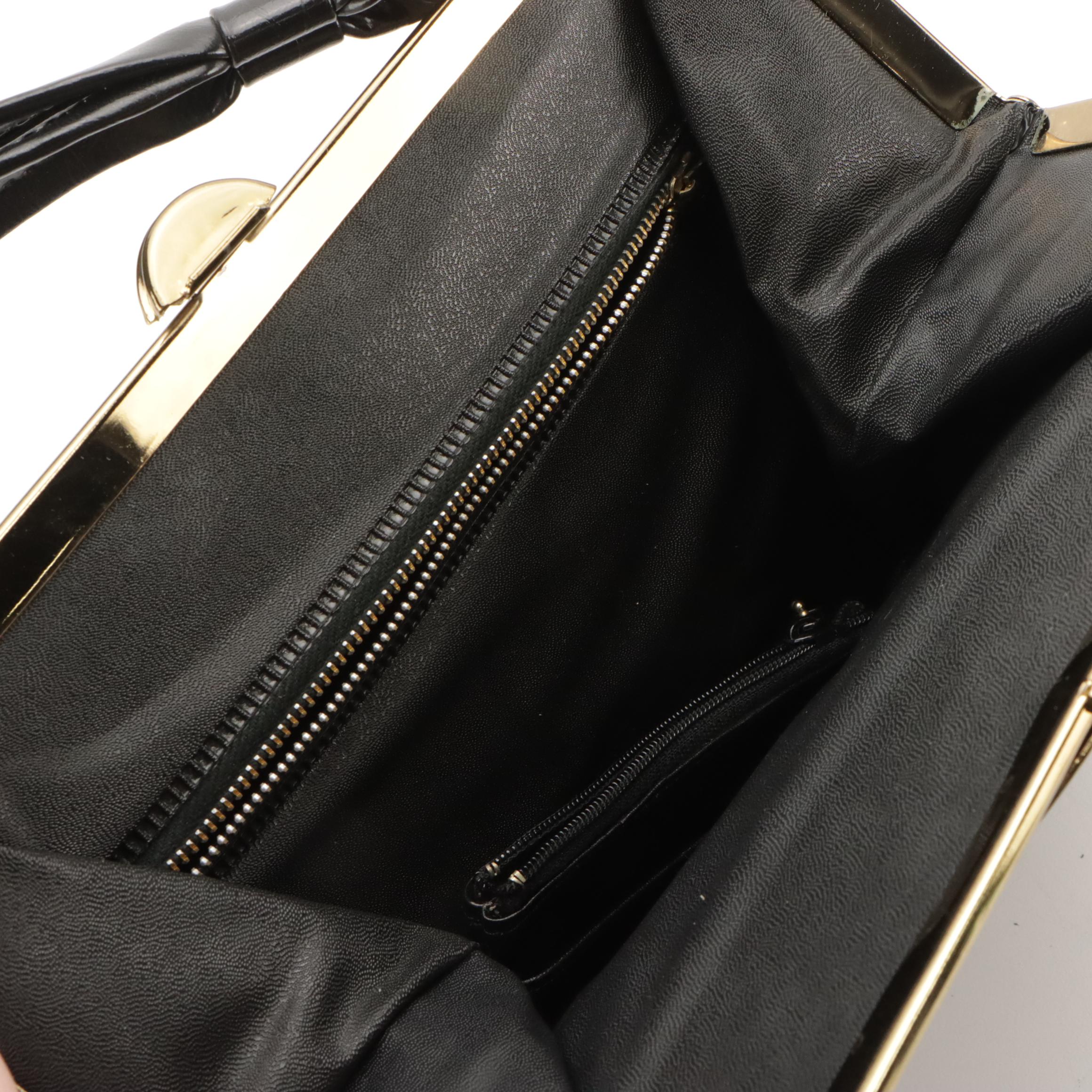 Vintage Carpet Top Handle Bag with Leather Clutches, Tote Bag and Sling Bag