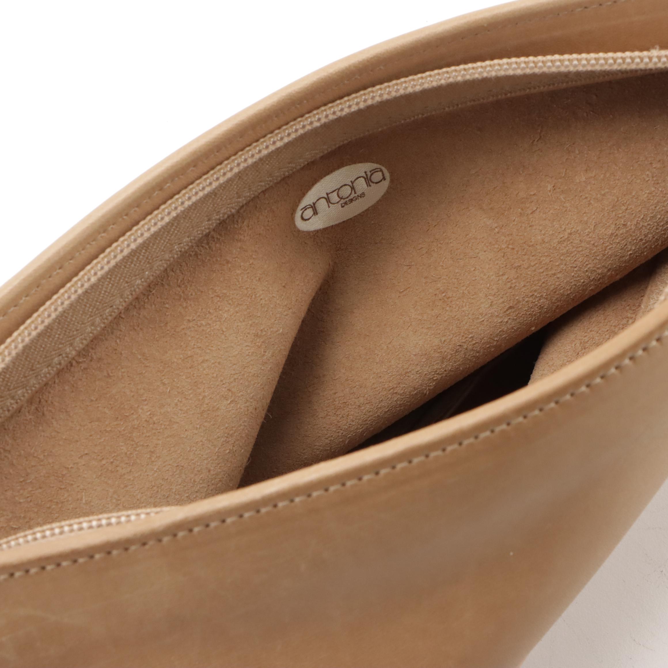 Vintage Carpet Top Handle Bag with Leather Clutches, Tote Bag and Sling Bag