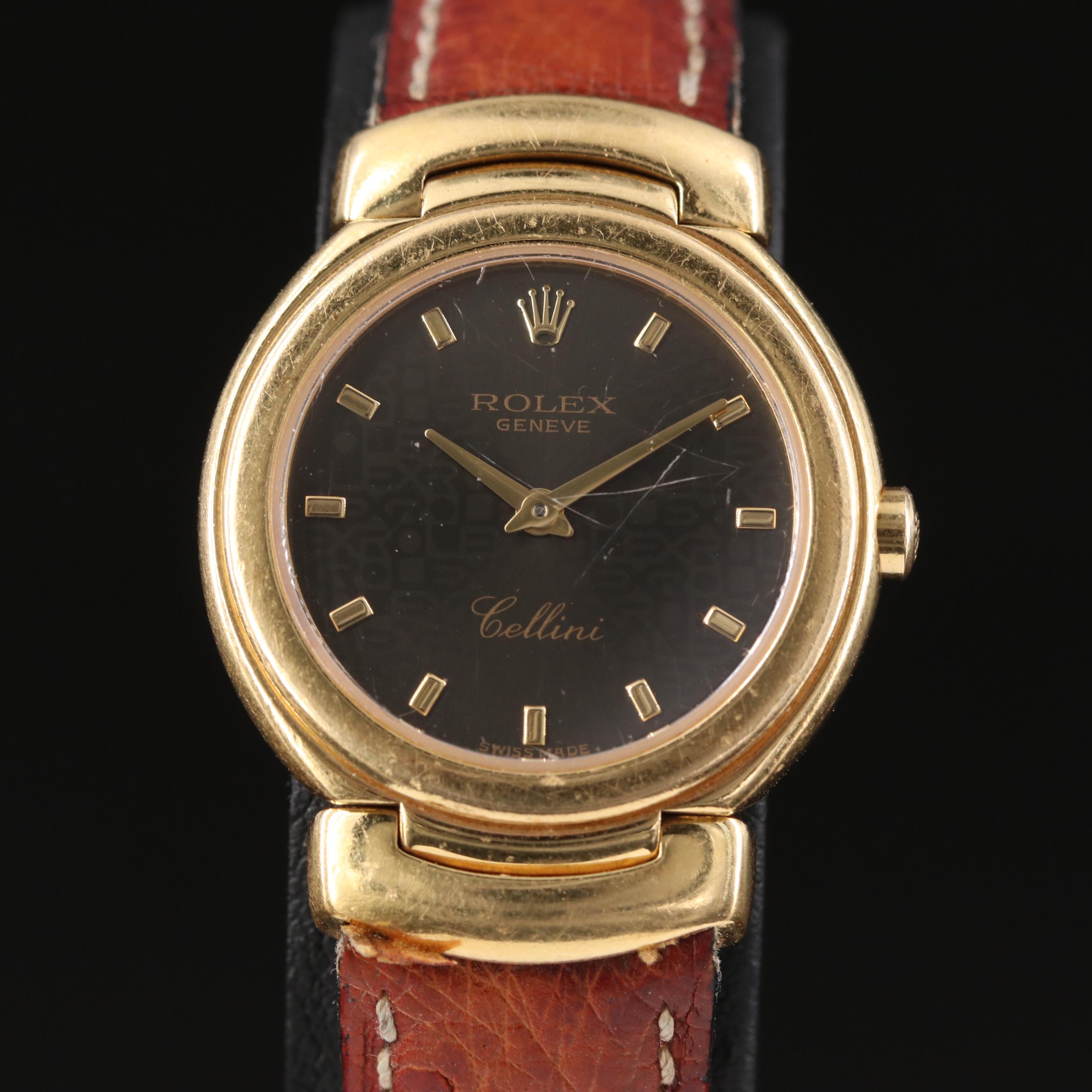 Rolex Cellini 6621 18K Gold Quartz Watch