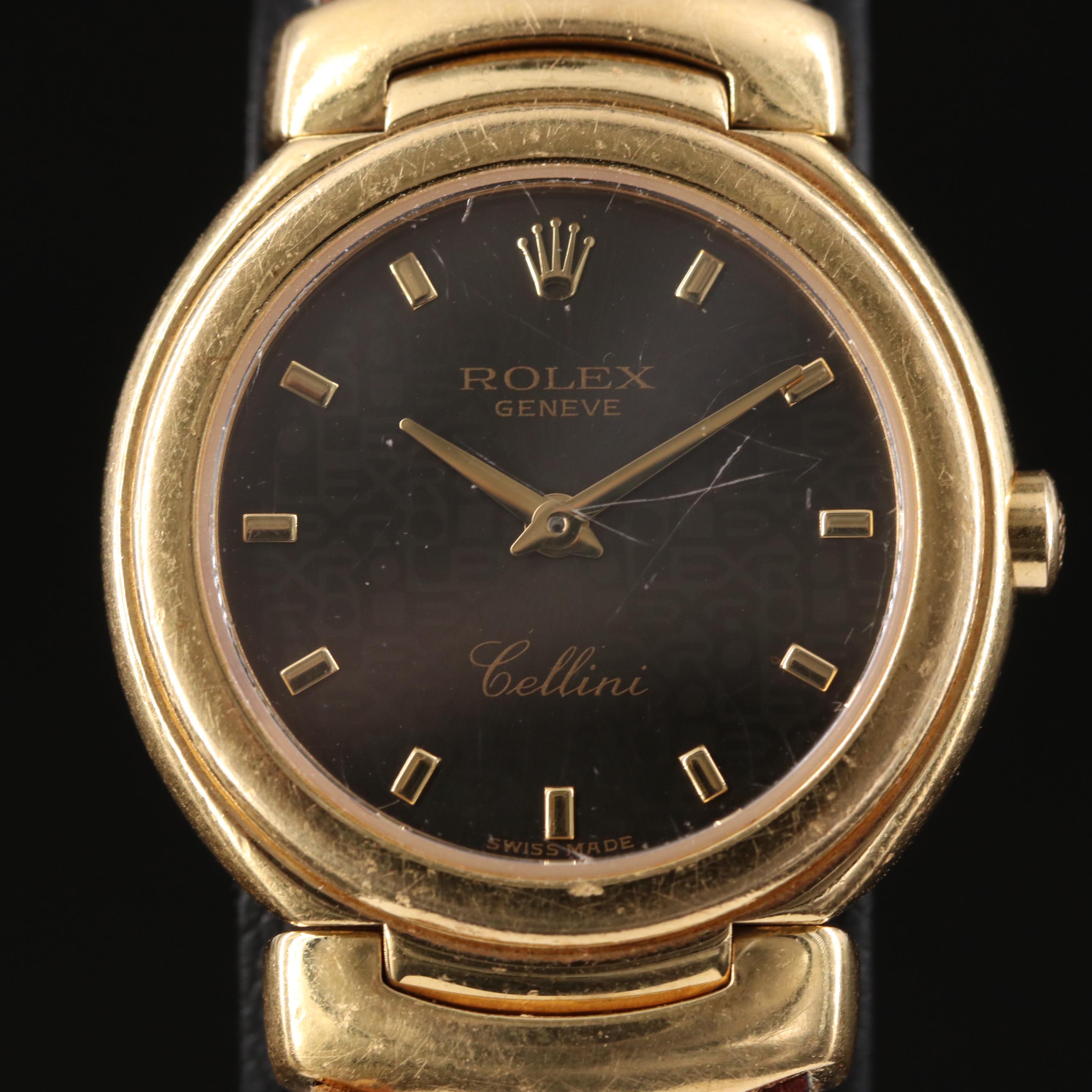 Rolex Cellini 6621 18K Gold Quartz Watch