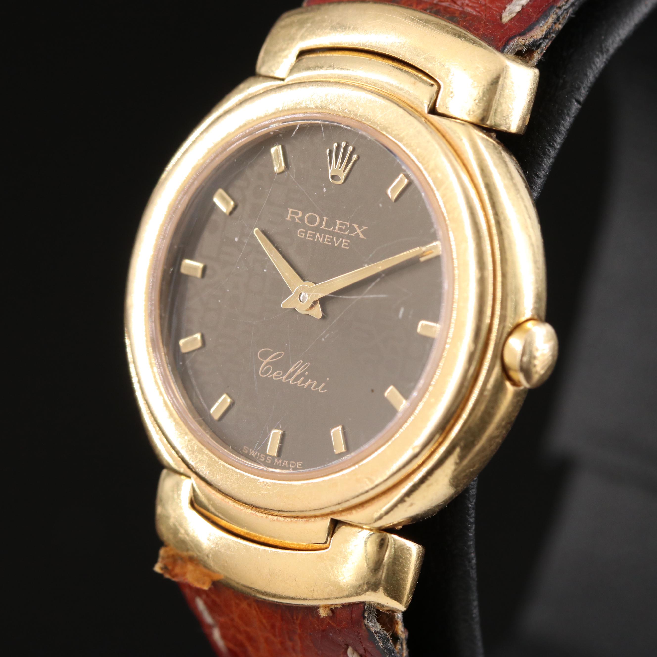 Rolex Cellini 6621 18K Gold Quartz Watch