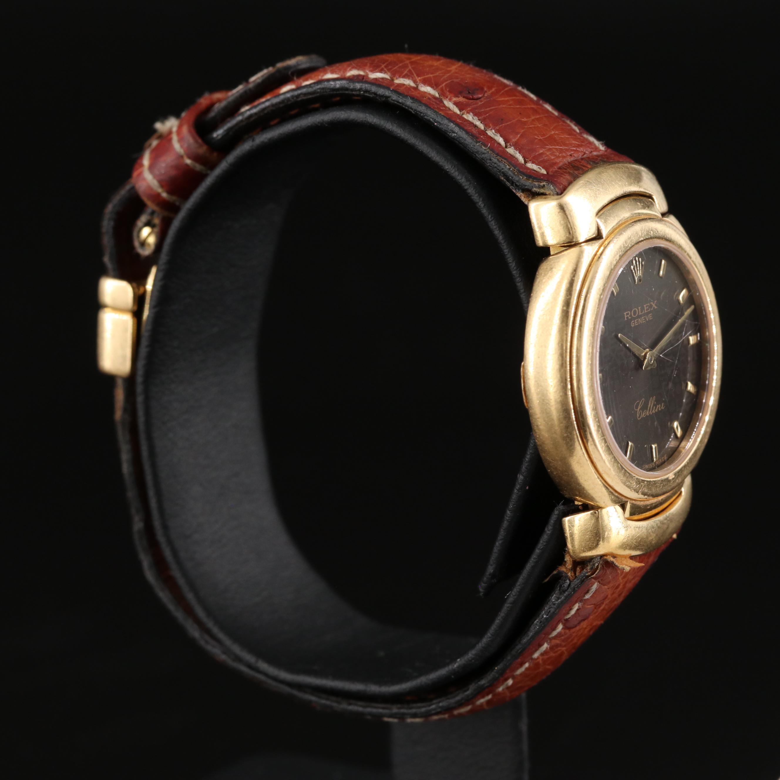 Rolex Cellini 6621 18K Gold Quartz Watch