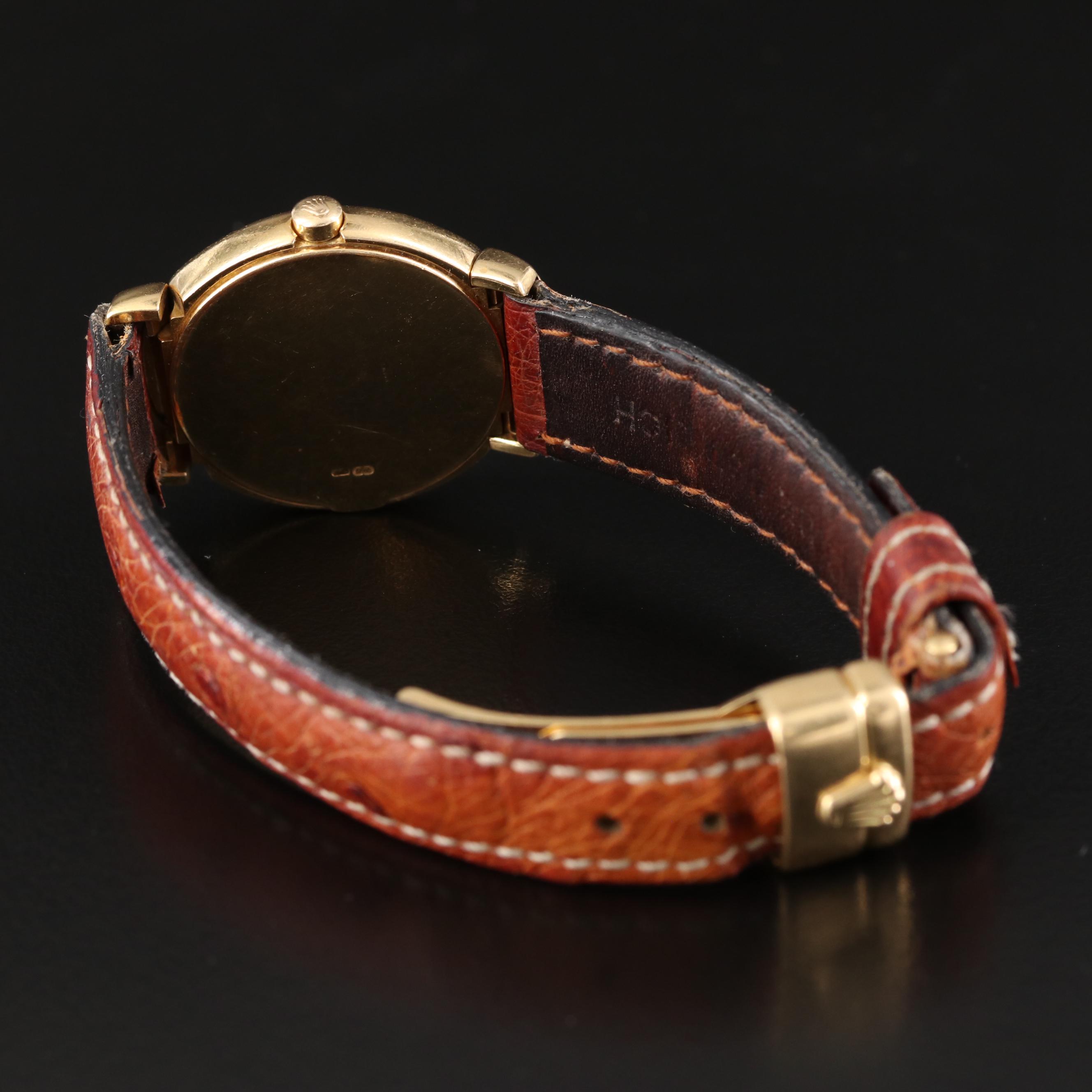 Rolex Cellini 6621 18K Gold Quartz Watch