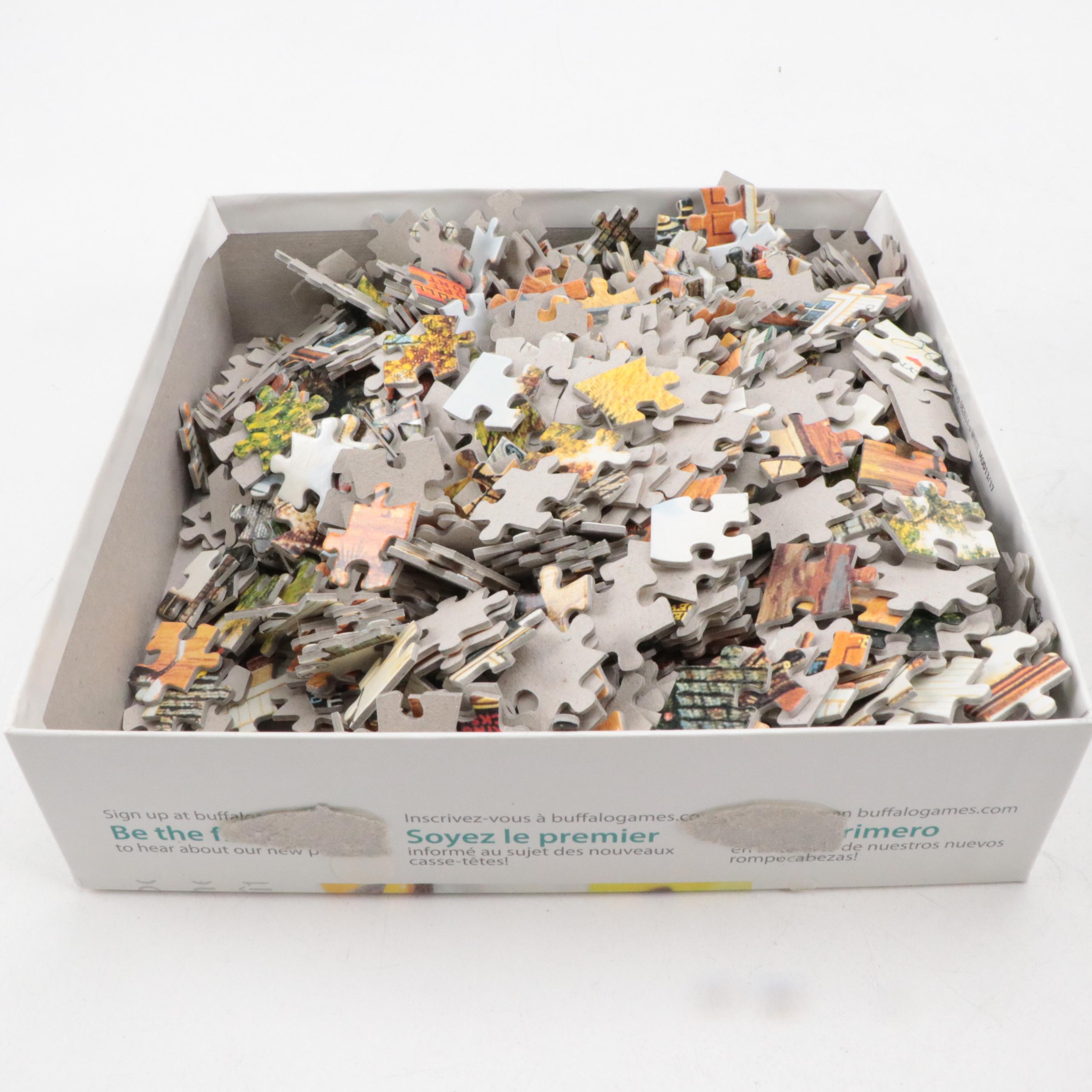 Charles Wysocki Olde Cape Cod and Root Beer Break at the Butterfield's Puzzles