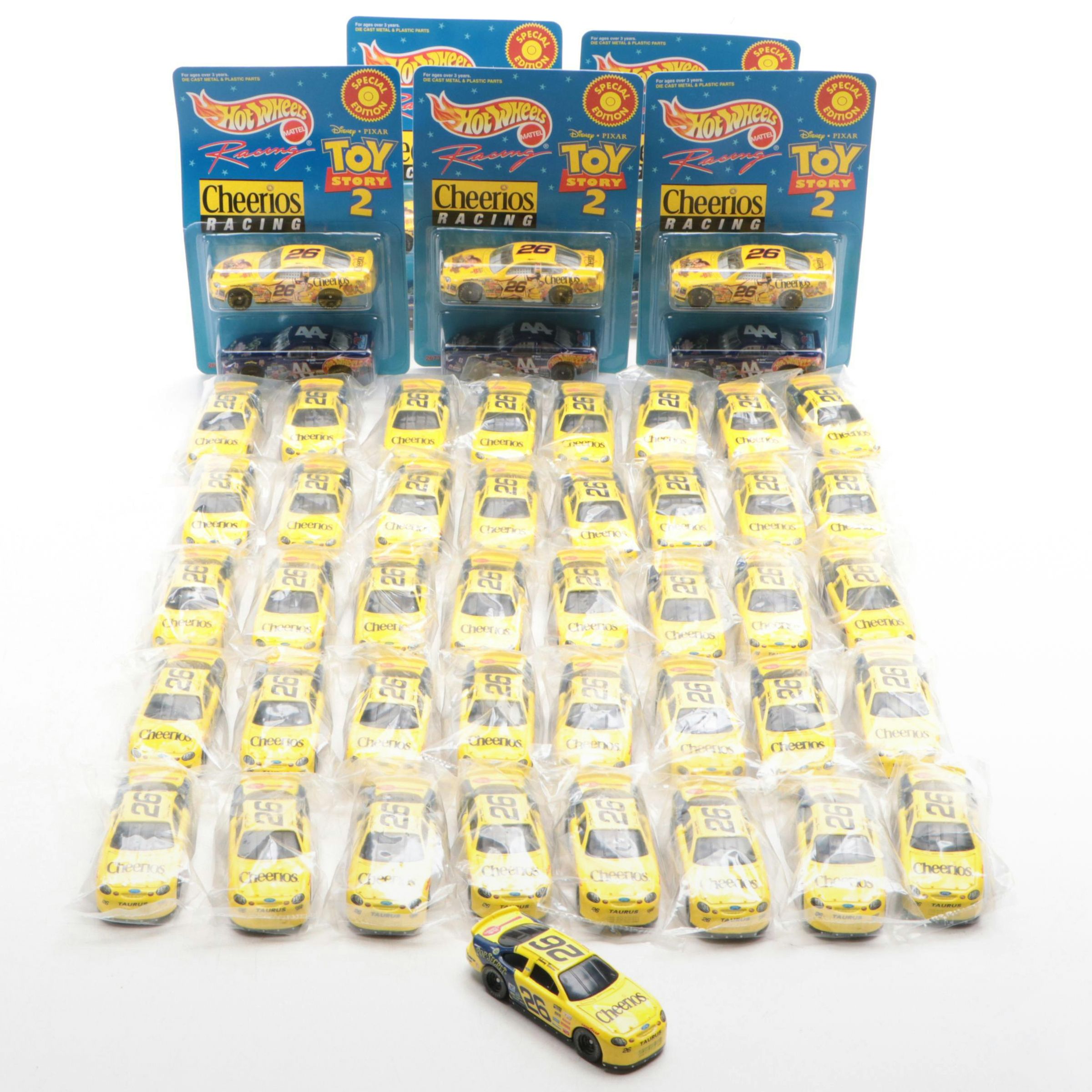 Hot Wheels Cheerios Racing "Toy Story 2" Diecast Toy Cars