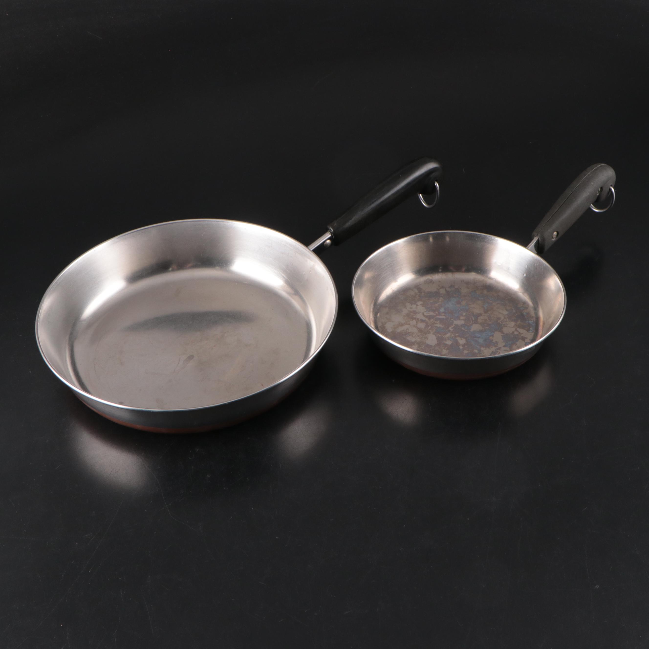 Paul Revere Ware Stainless Steel with Copper Base Cookware and Other Utensils