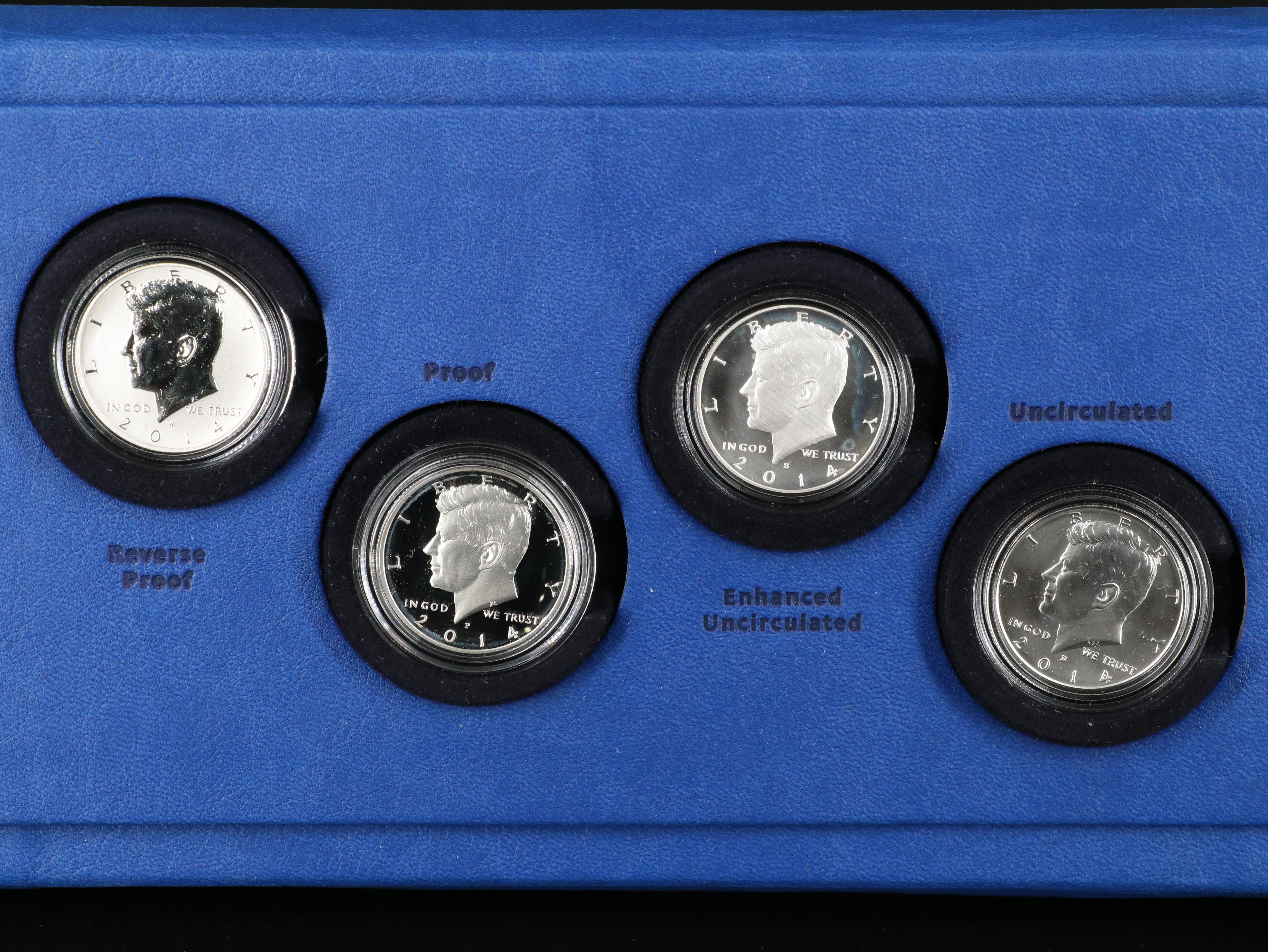 2014 50th Anniversary Kennedy Half Dollar Collection