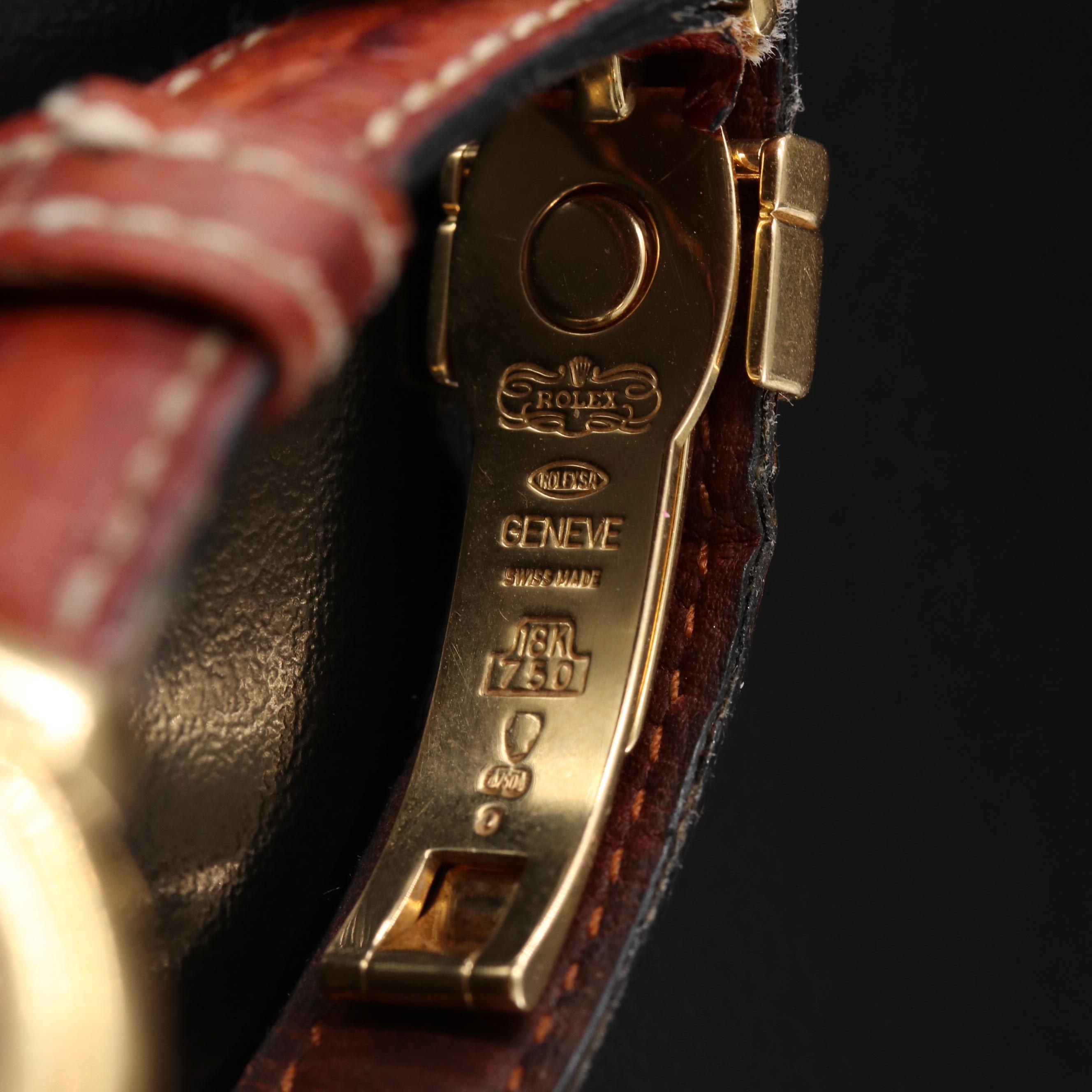 Rolex Cellini 6621 18K Gold Quartz Watch