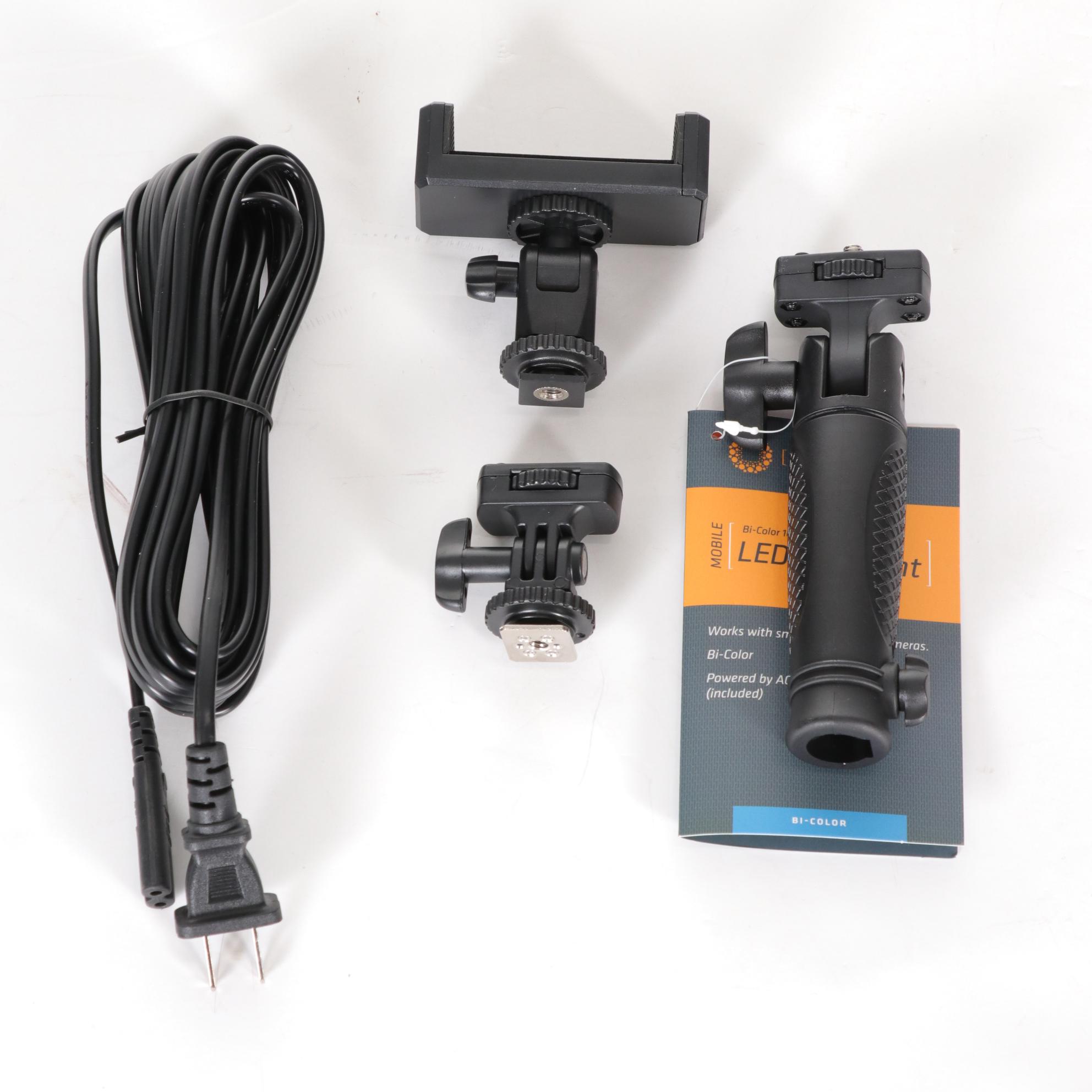 Three ProMaster Mobile 10" Bi-Color LED Ringlights