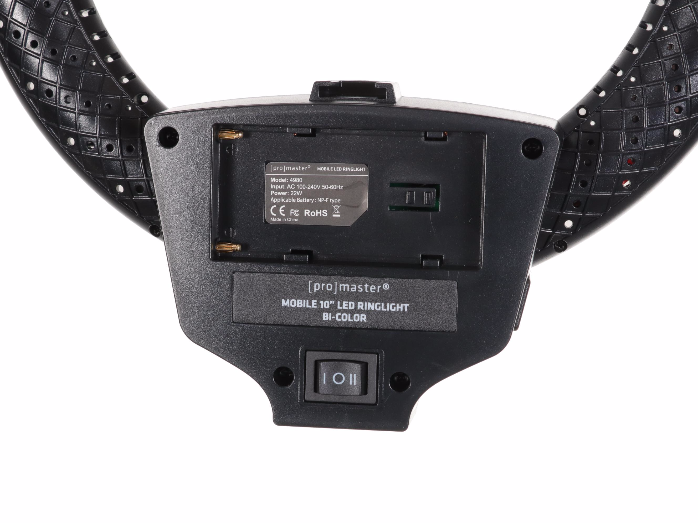 Three ProMaster Mobile 10" Bi-Color LED Ringlights