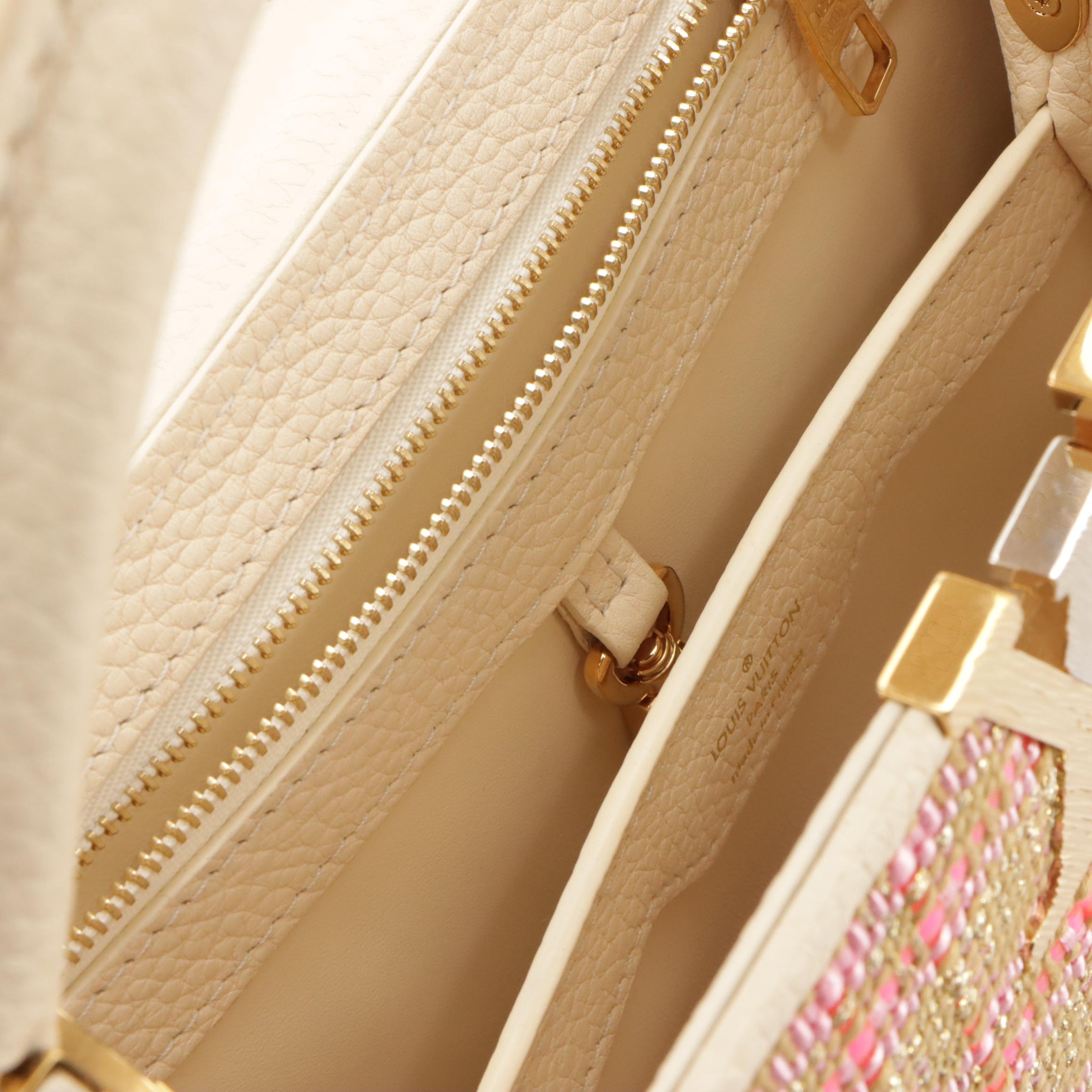 Louis Vuitton Tweed Capucines BB Handbag