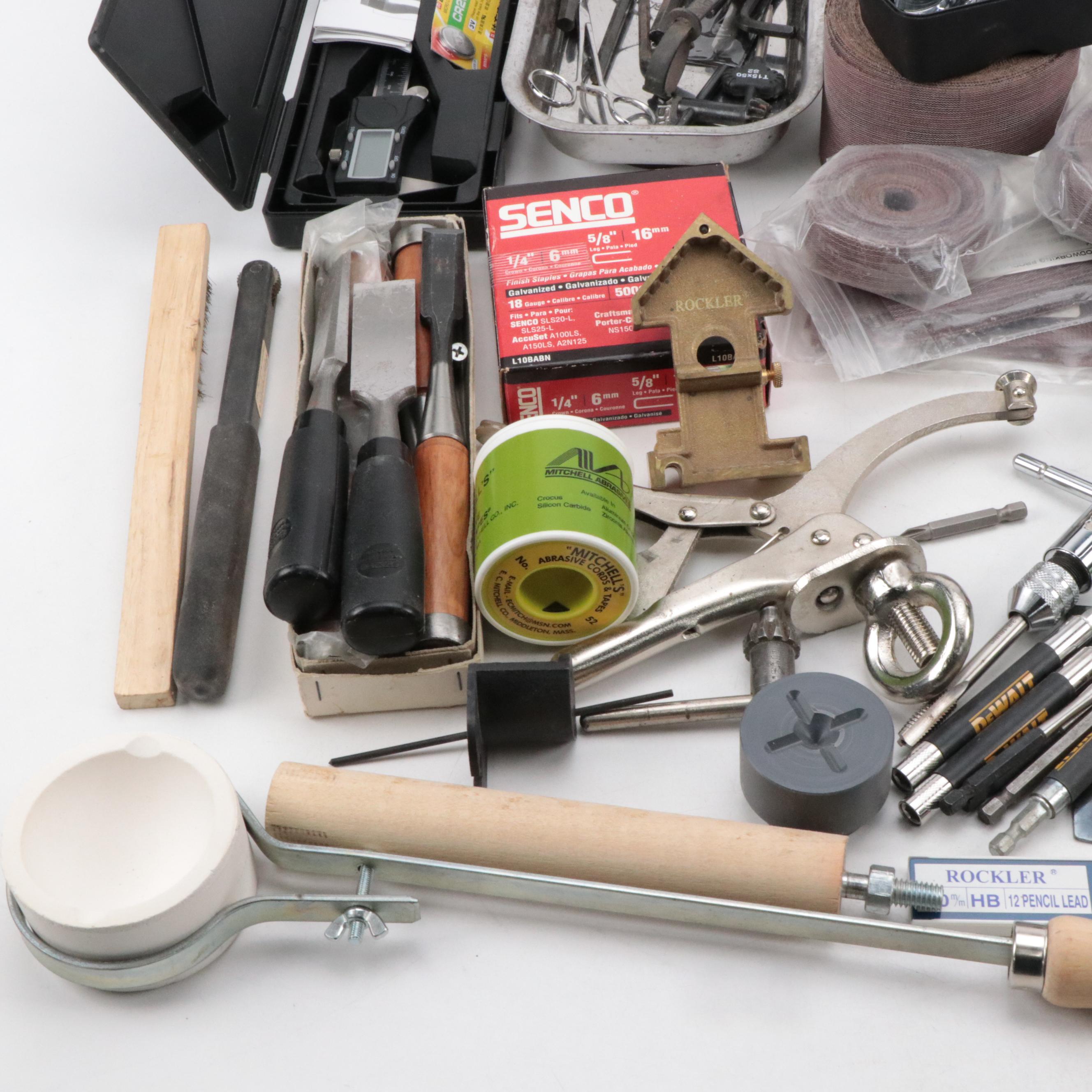 Rockler Plastic Table Featherboard with Senco Finish Staples and More