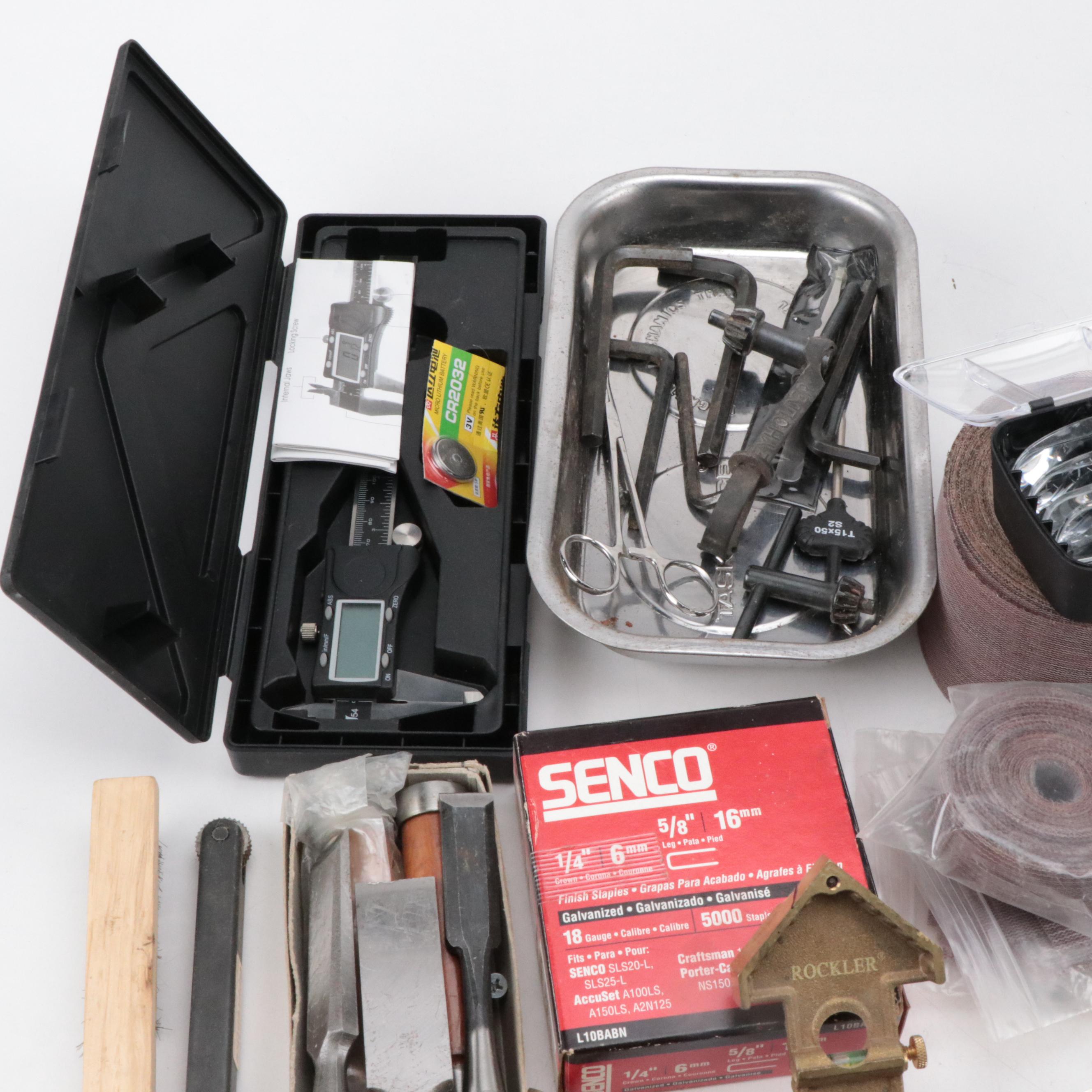 Rockler Plastic Table Featherboard with Senco Finish Staples and More