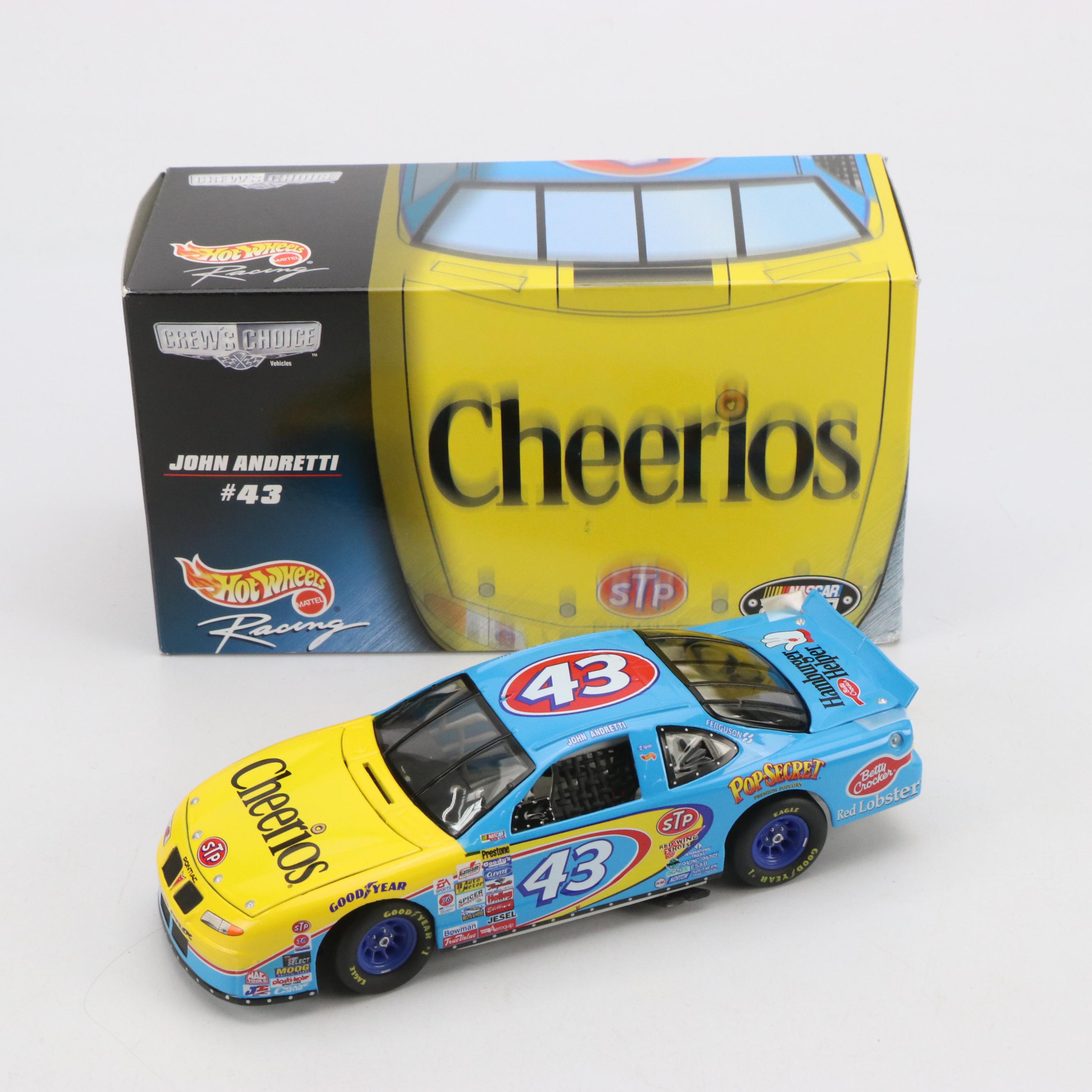 General Mills Cheerios NASCAR Diecast Cars with #43 Scale Model, and More