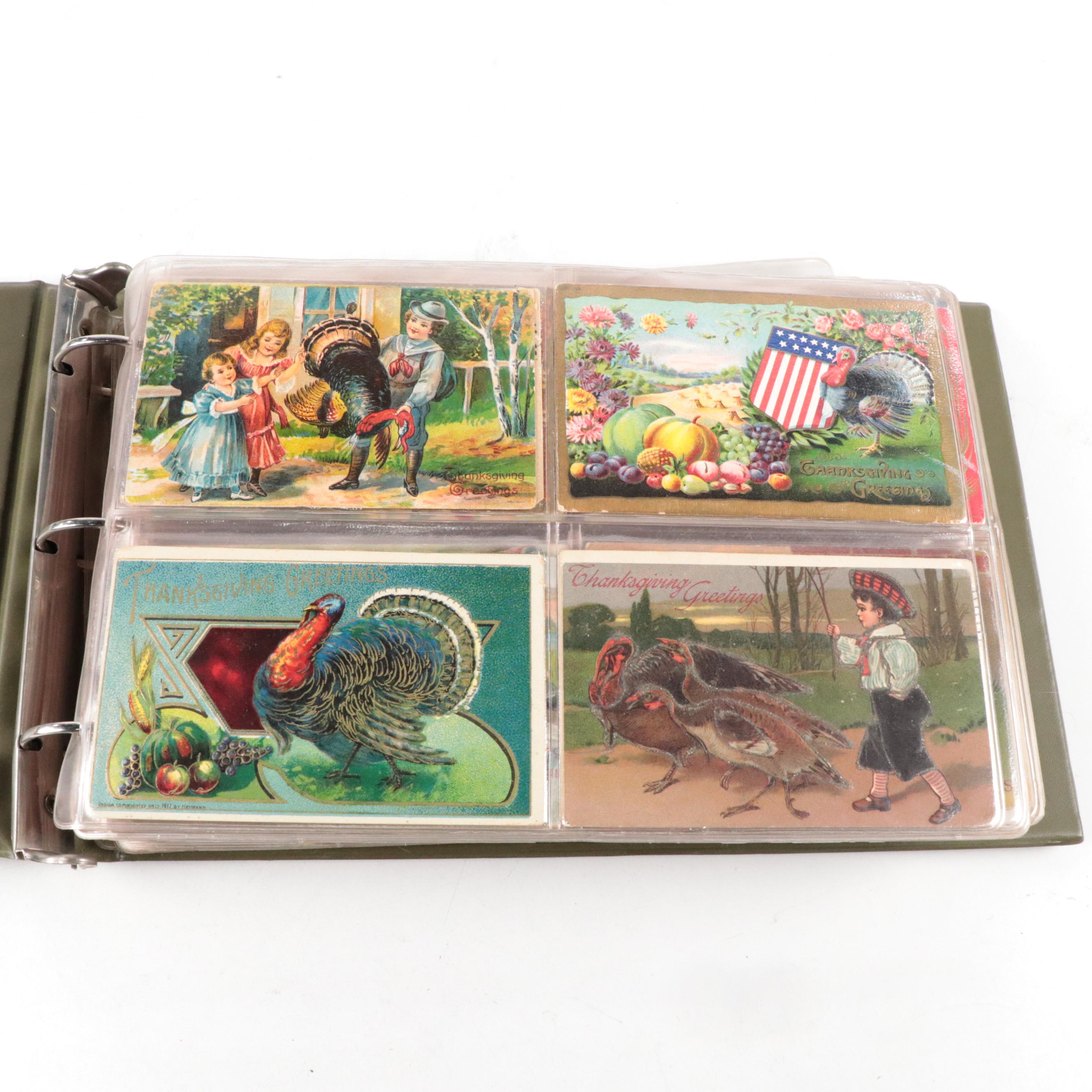 Raphael Tuck & Sons with Other Thanksgiving Postcards , Early 20th Century