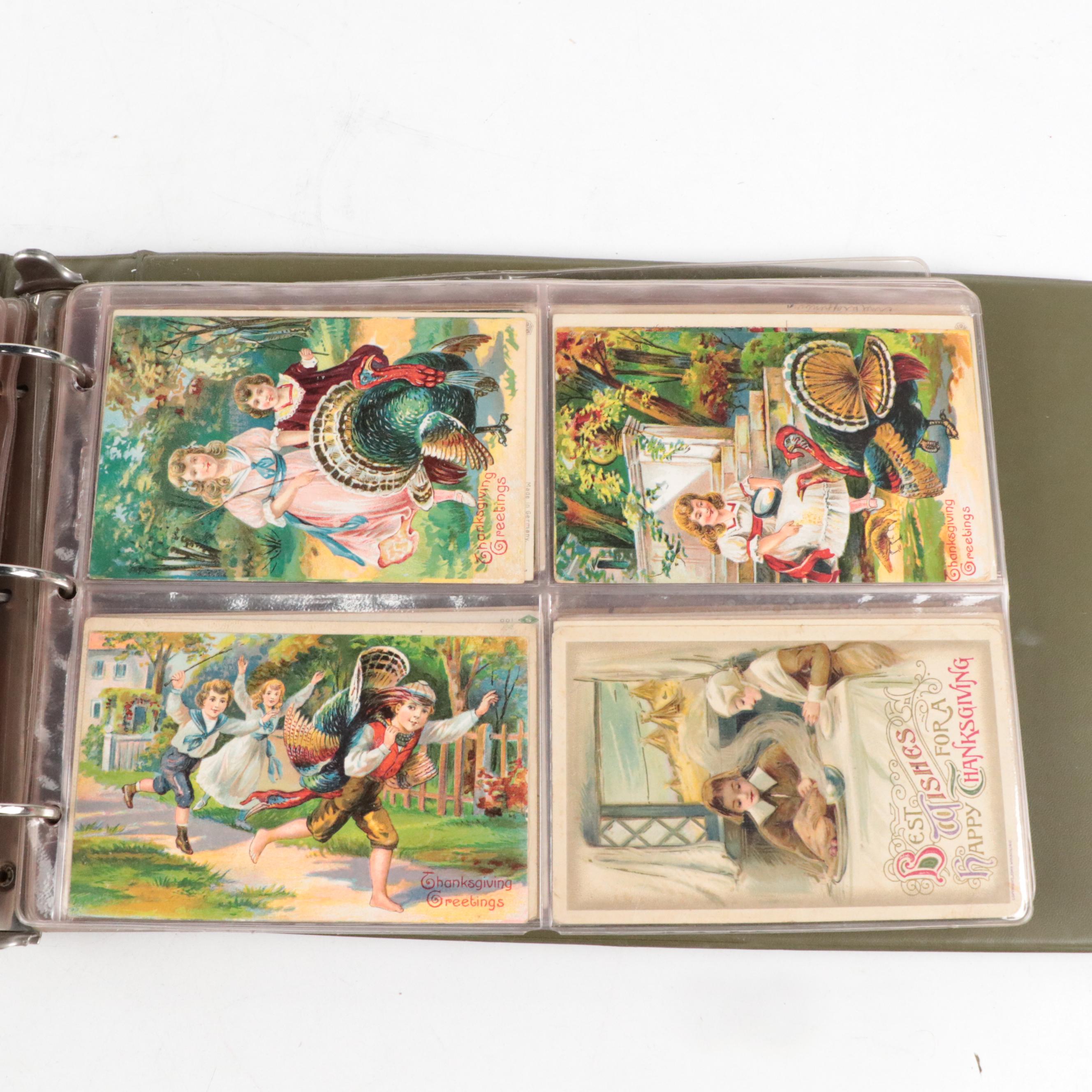 Raphael Tuck & Sons with Other Thanksgiving Postcards , Early 20th Century