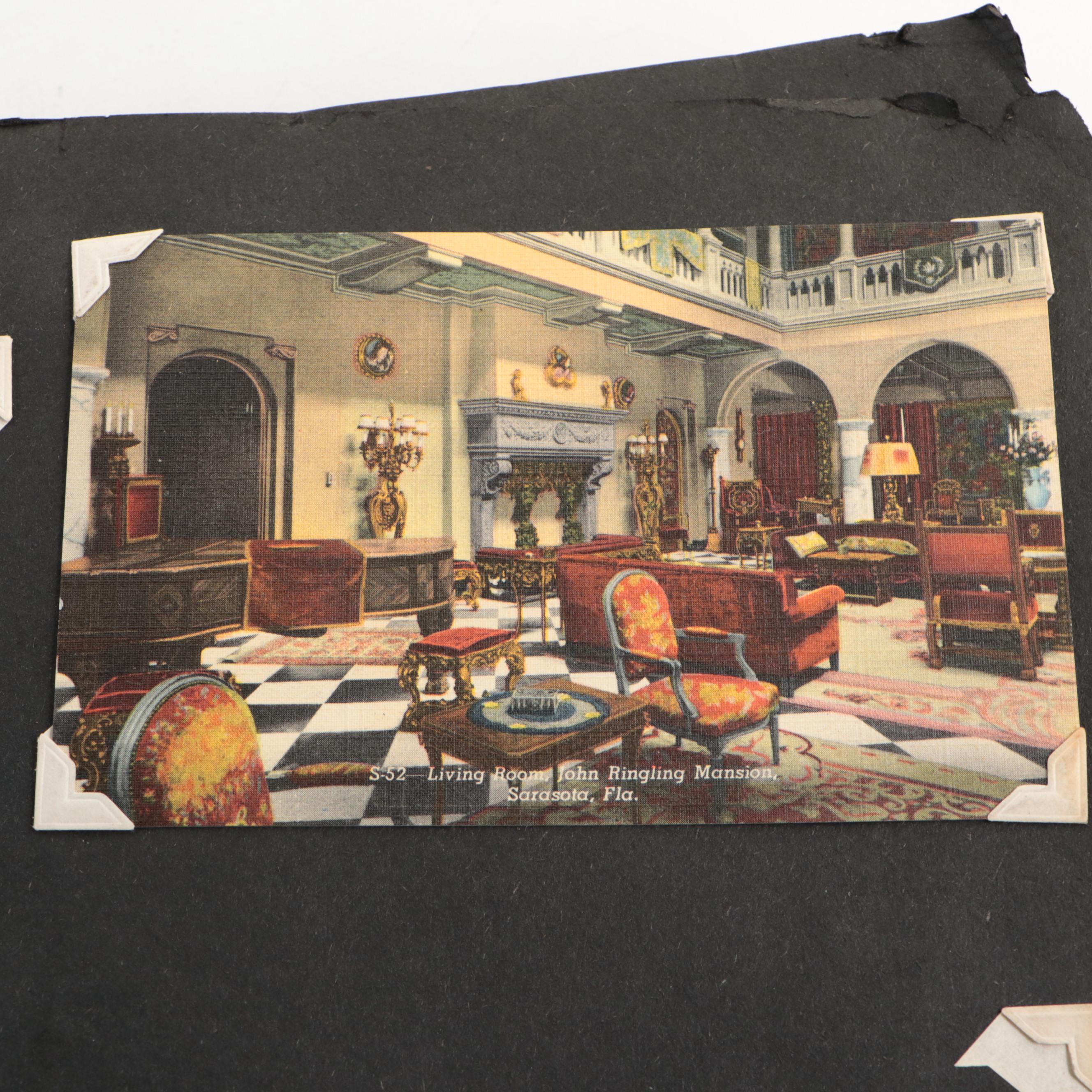 Florida, Colorado, Canada and More Souvenir Postcards, Mid-20th Century