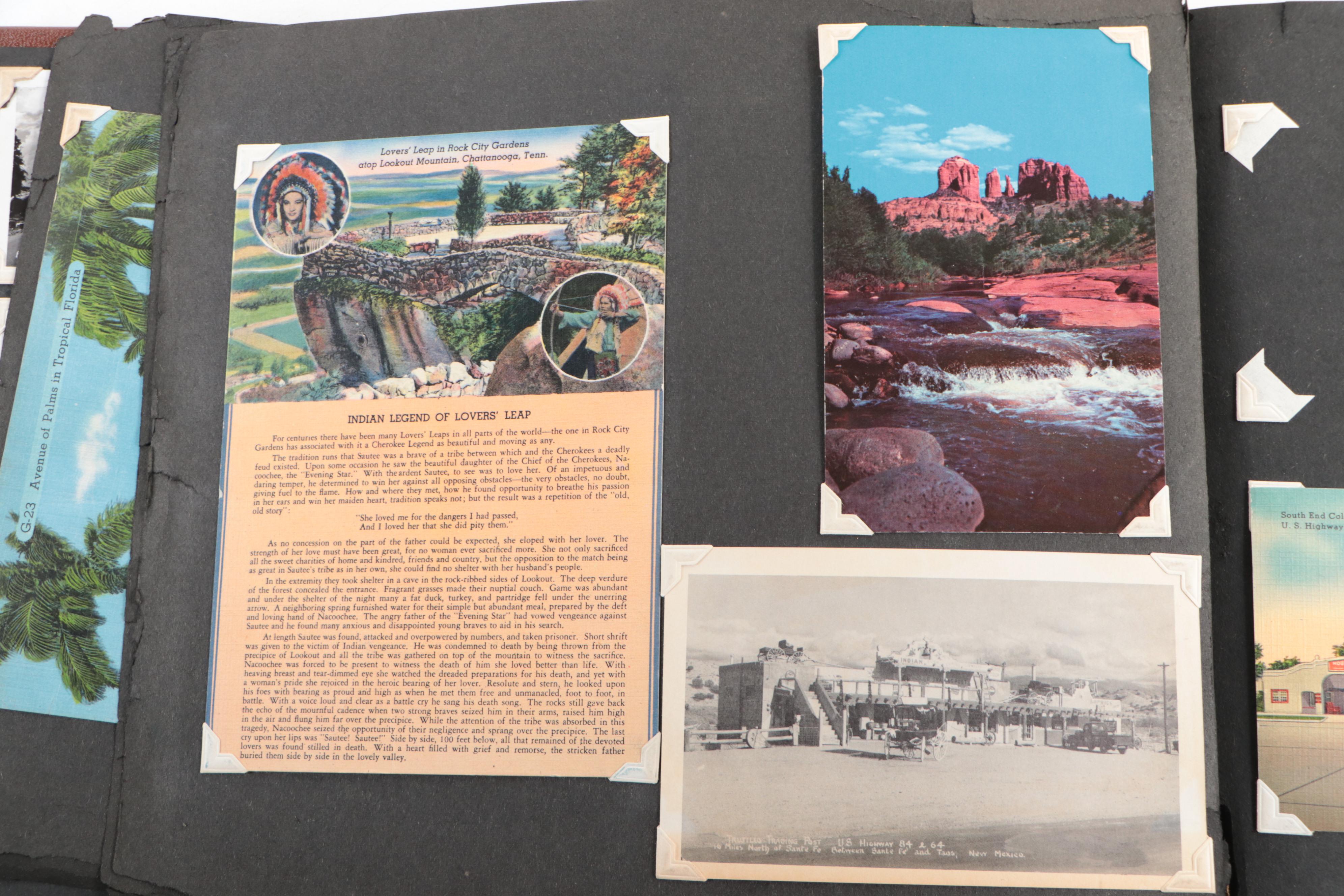 Florida, Colorado, Canada and More Souvenir Postcards, Mid-20th Century