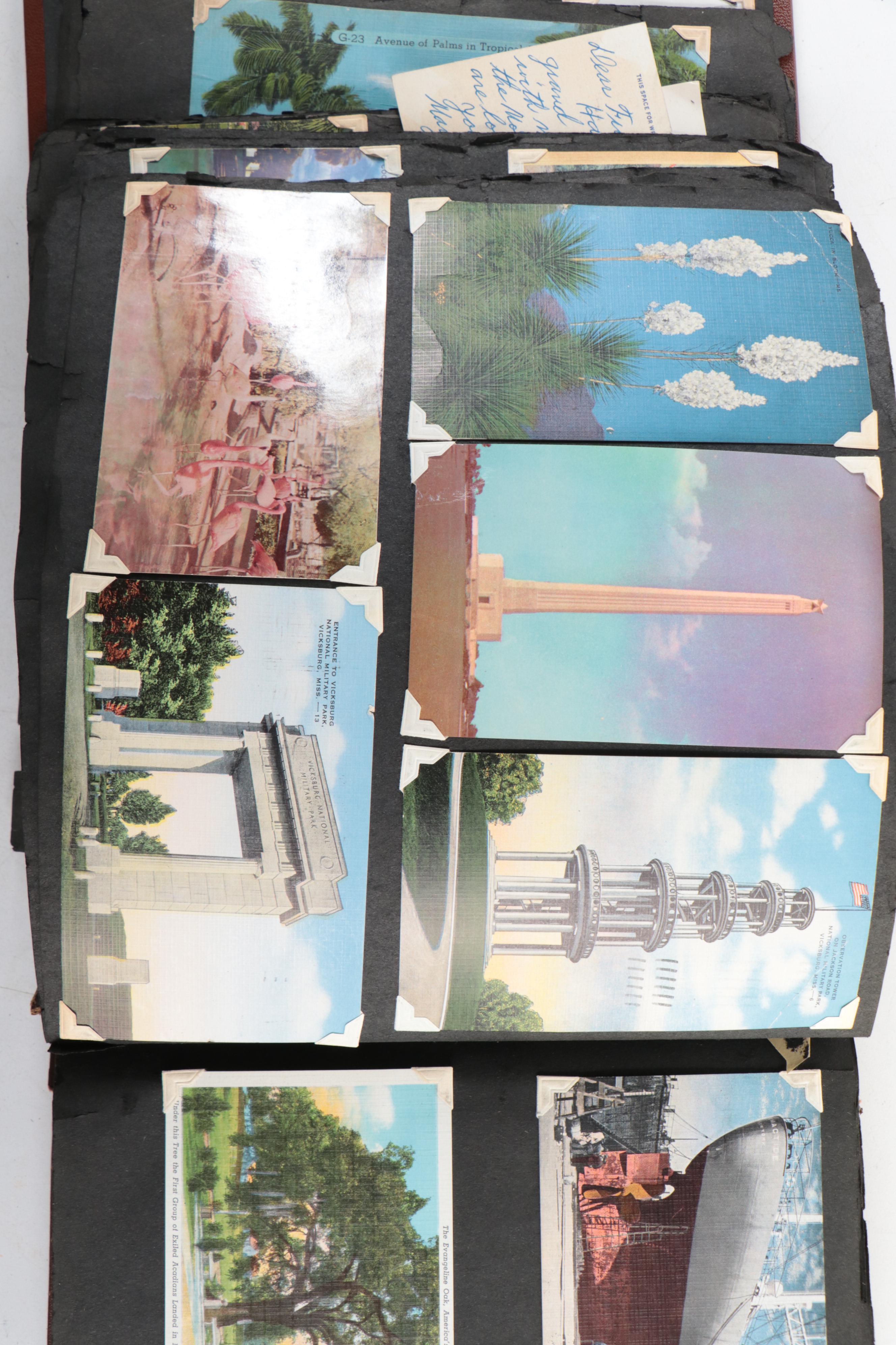 Florida, Colorado, Canada and More Souvenir Postcards, Mid-20th Century