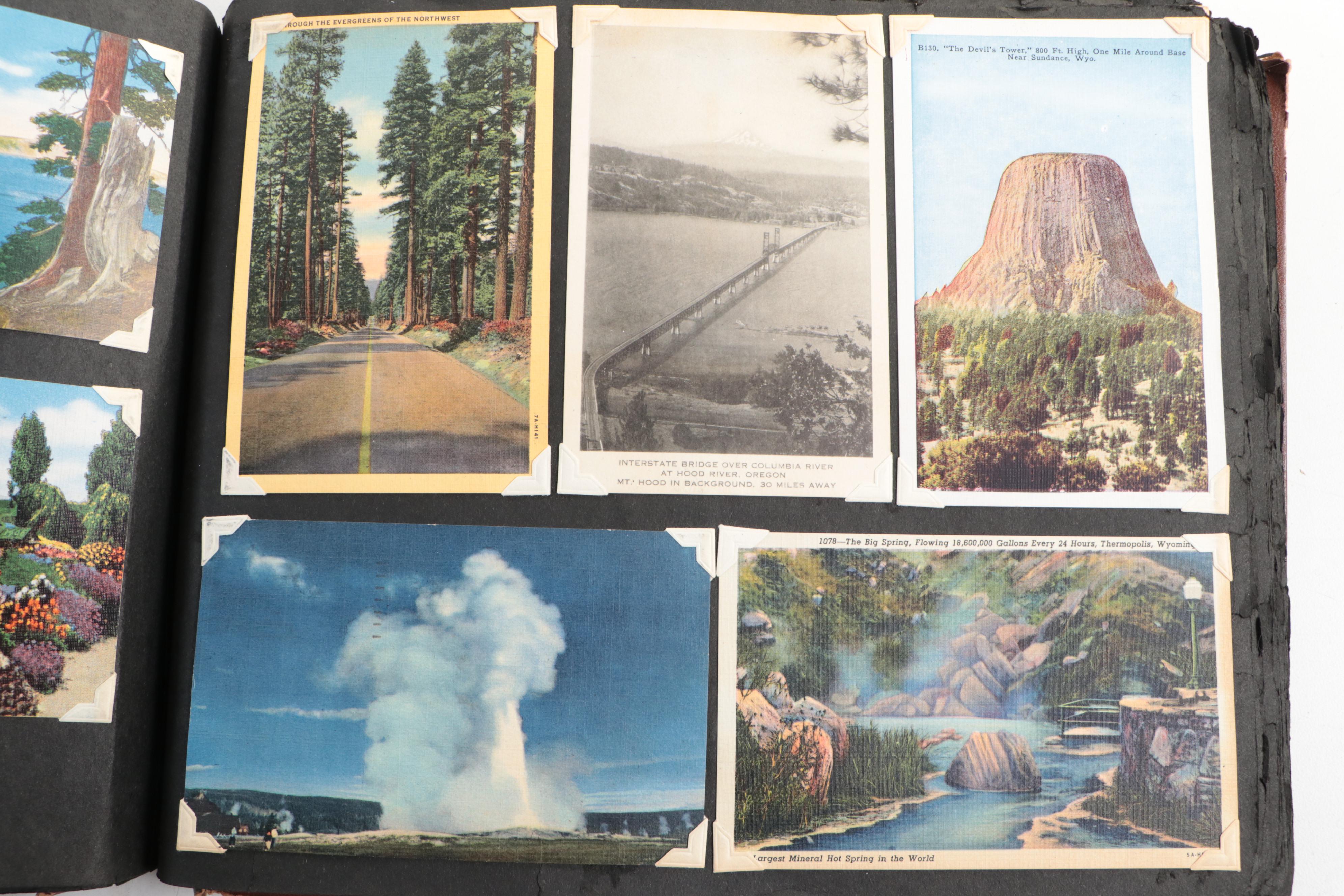 Florida, Colorado, Canada and More Souvenir Postcards, Mid-20th Century