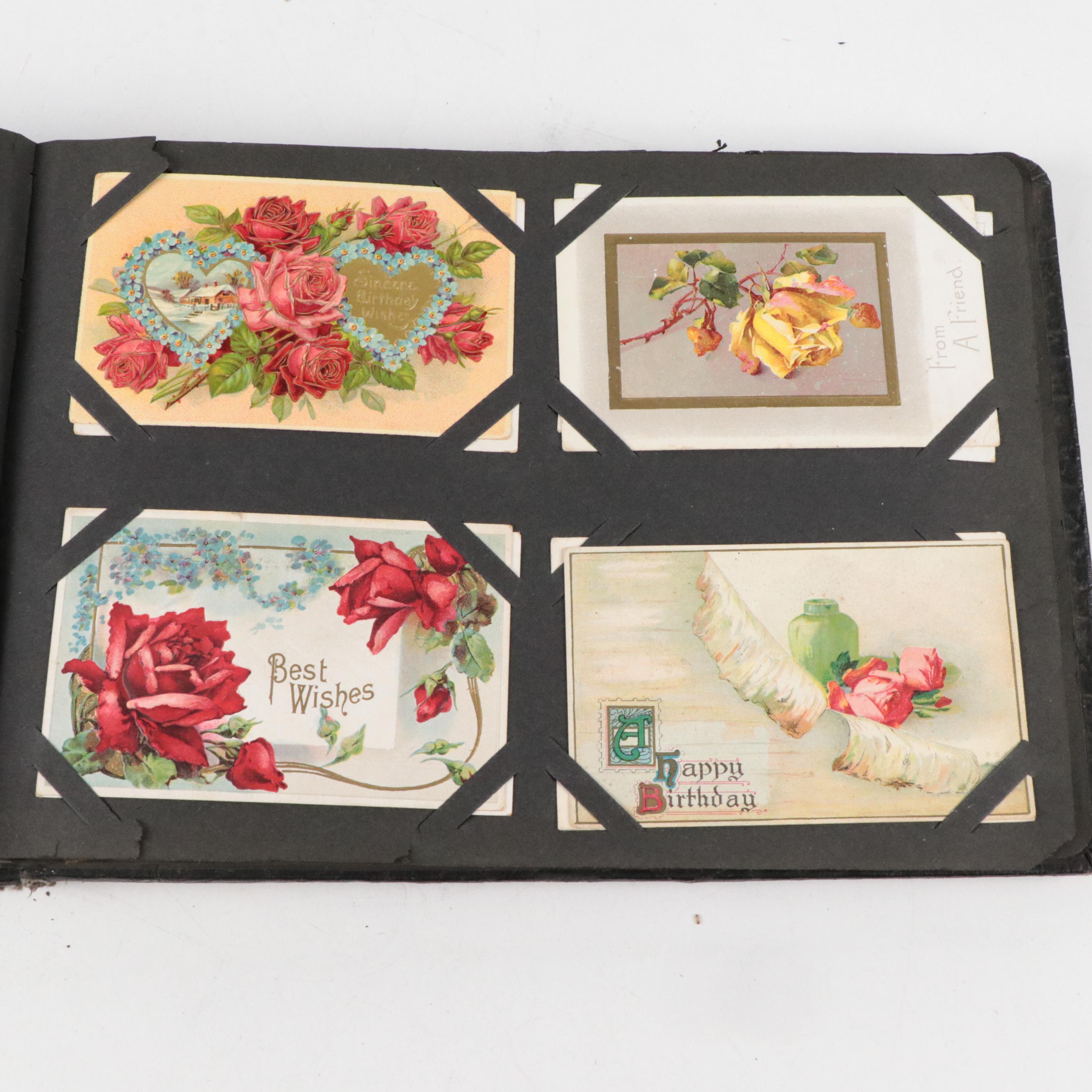 Happy Birthday, Remember Me, Best Wishes and More Postcards, Early 20th Century